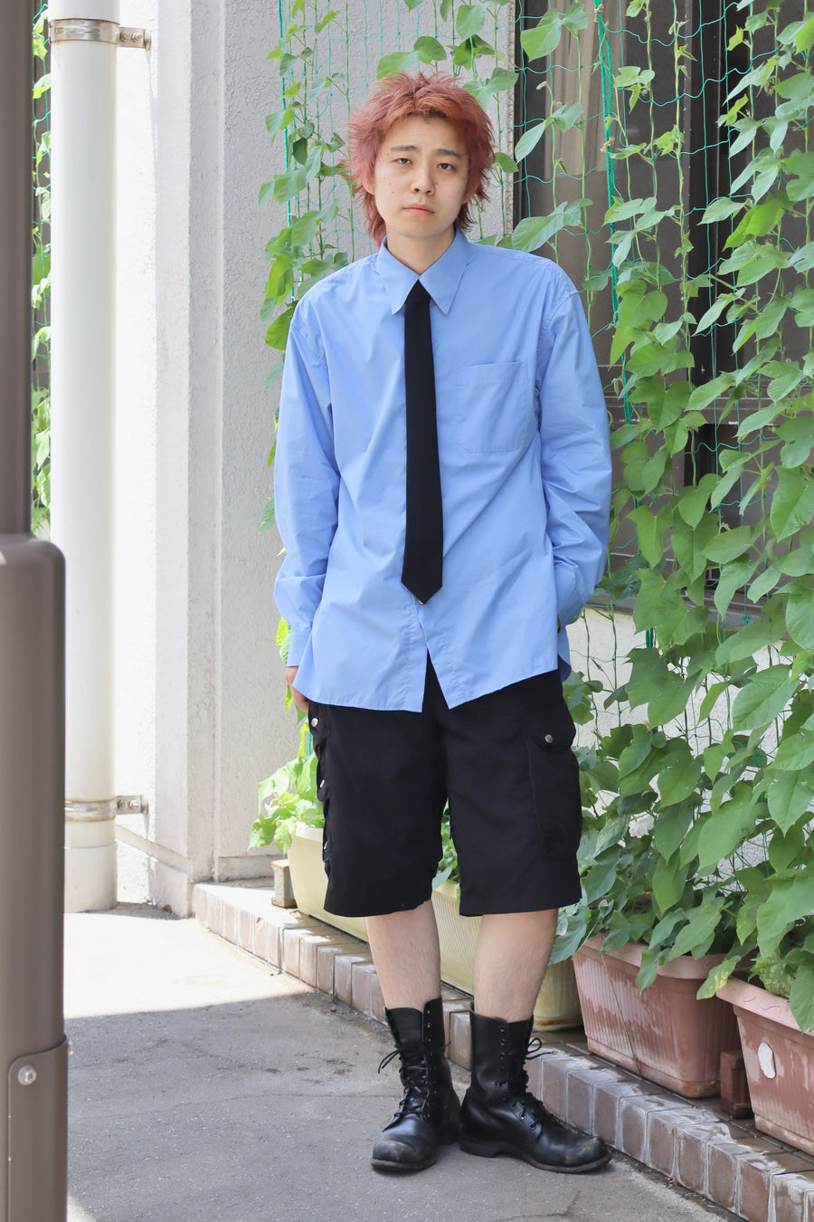 BED J.W. FORD(ベッドフォード)のDay 5 Shirts SAX BLUEの通販