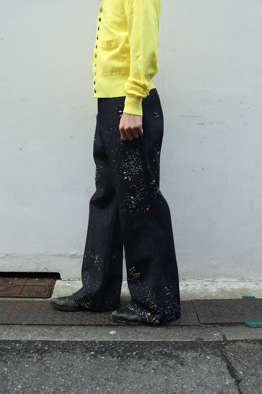 MASU(エムエーエスユー)のGA**XY PIQUE WORK TROUSERS INDIGOの通販