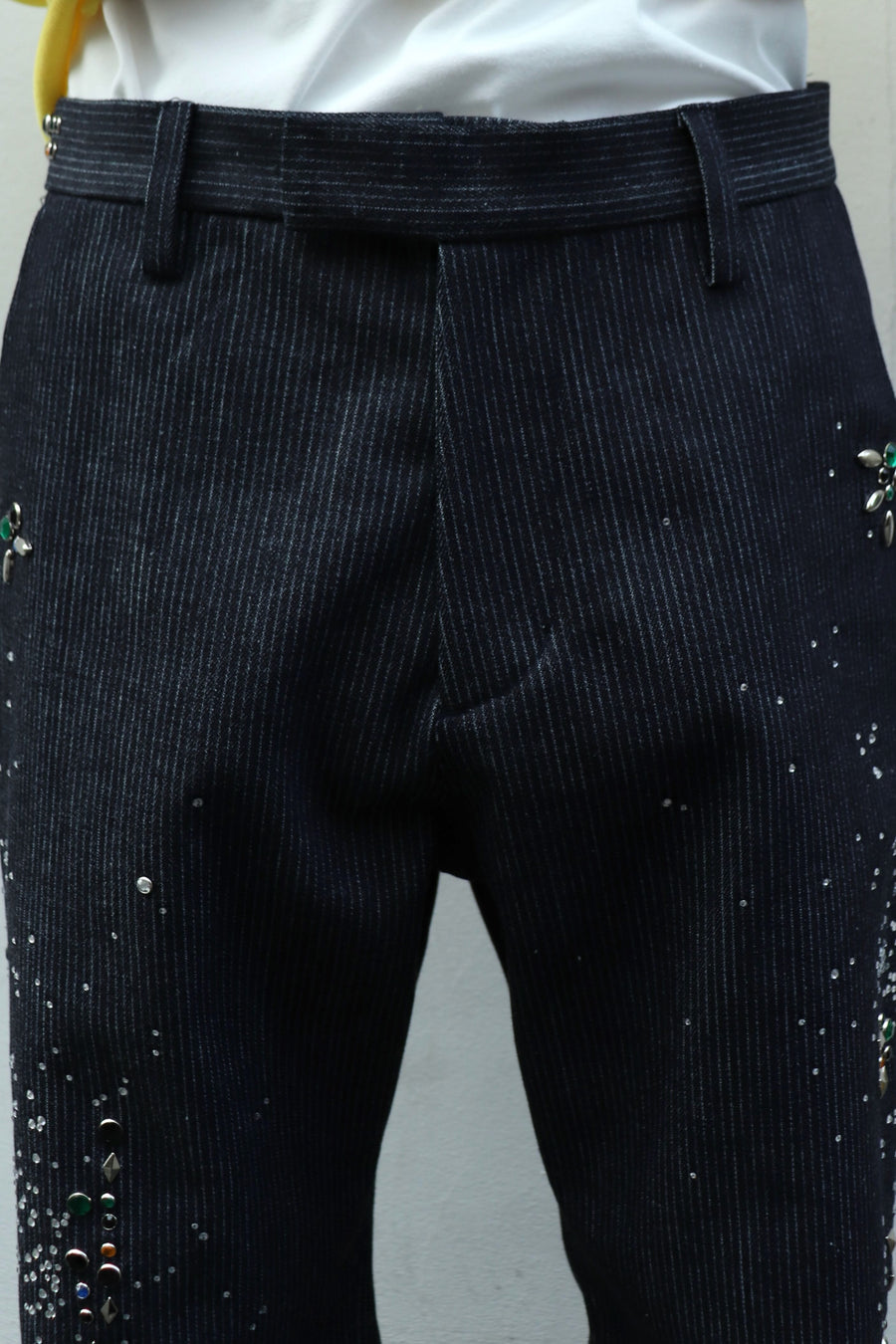 MASU(エムエーエスユー)のGA**XY PIQUE WORK TROUSERS INDIGOの通販