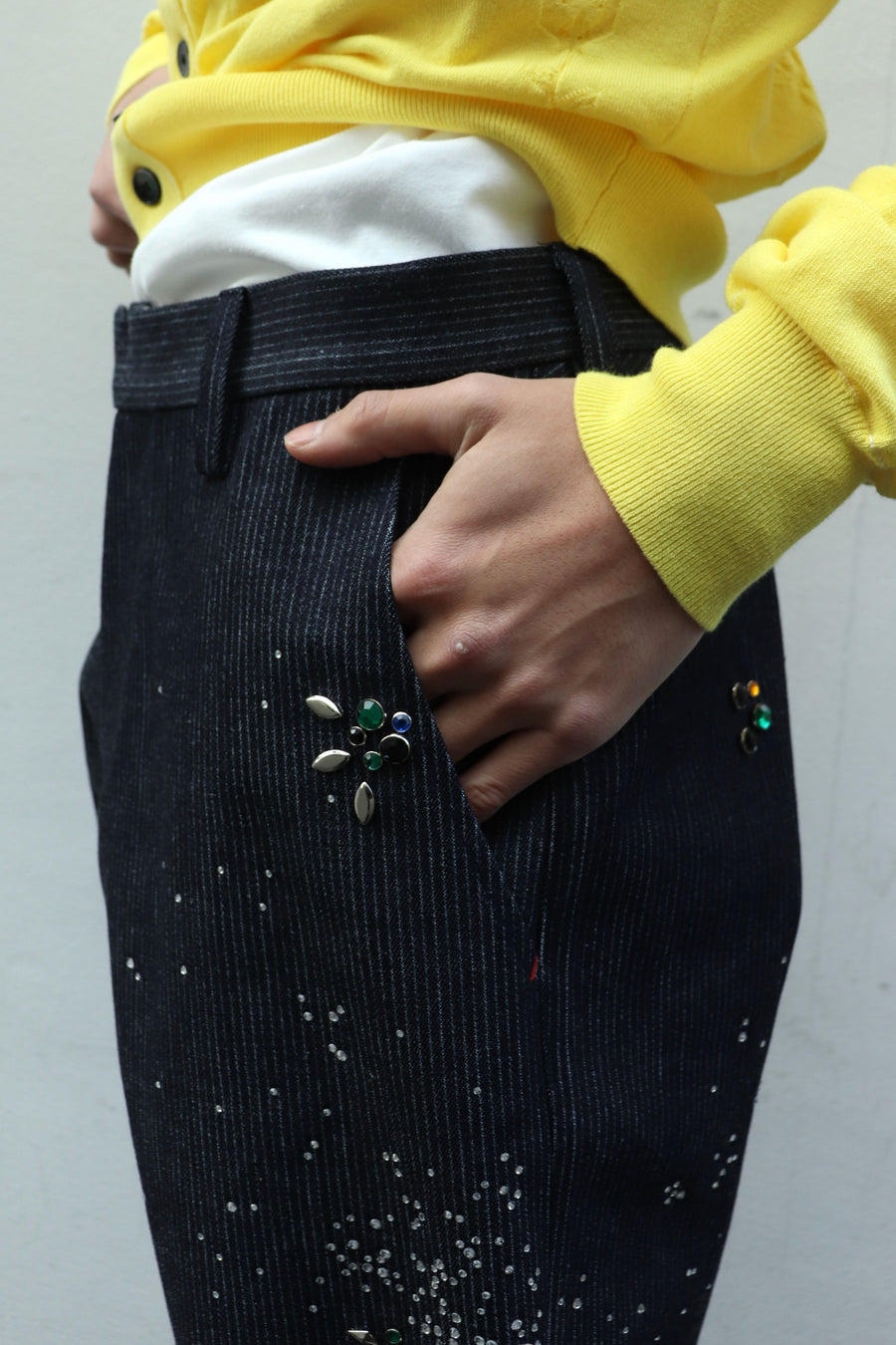 MASU(エムエーエスユー)のGA**XY PIQUE WORK TROUSERS INDIGOの通販