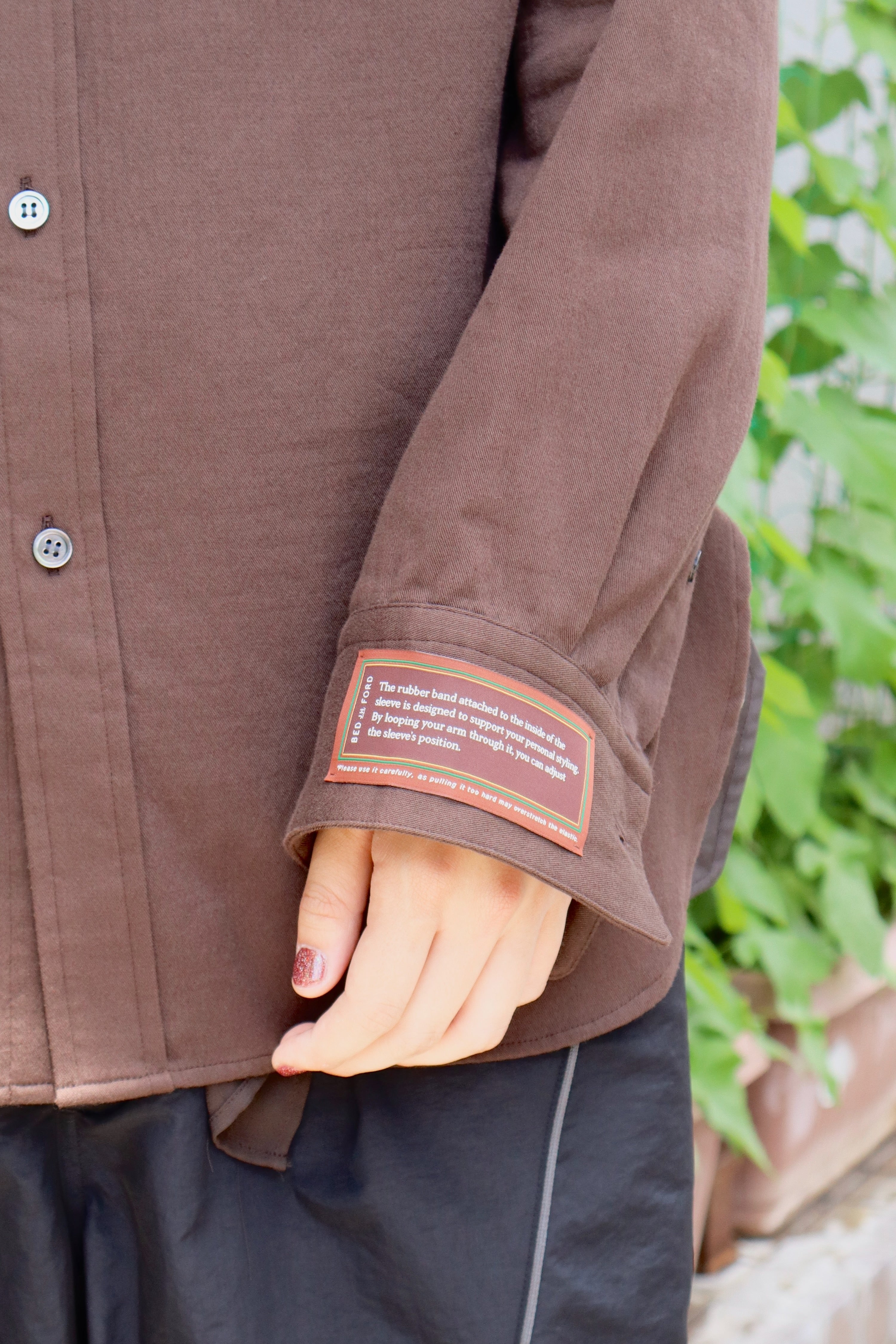 Bed J.W. FORD (Bedford) Double-Sleeve Shirts Sax mail order