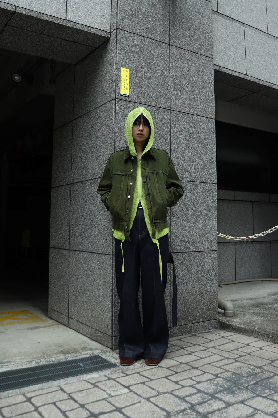 TOGA  Indigo denim painter pants