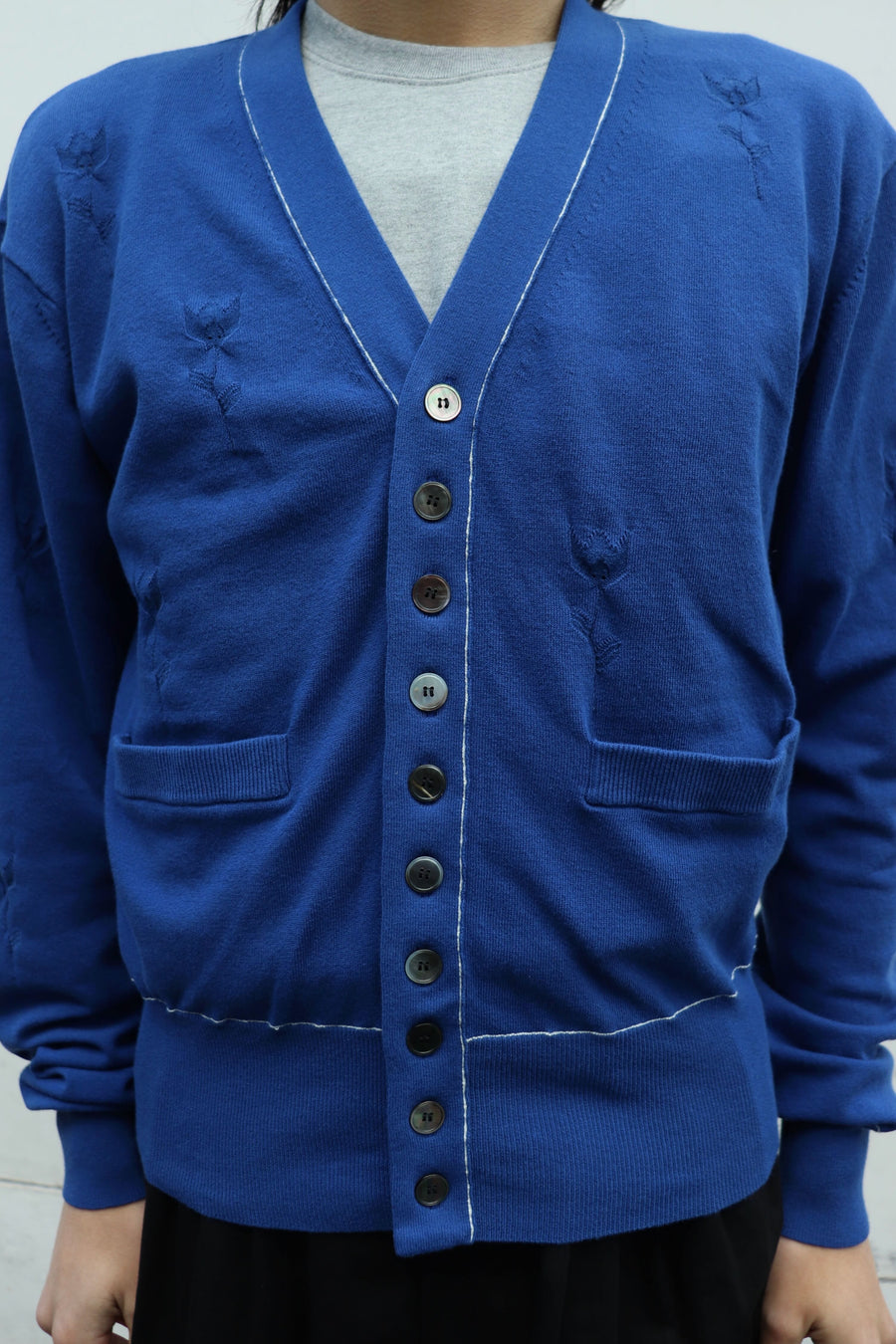 MASU(エムエーエスユー)のMB 10 BUTTONS CARDIGAN BLUEの通販｜PALETTE