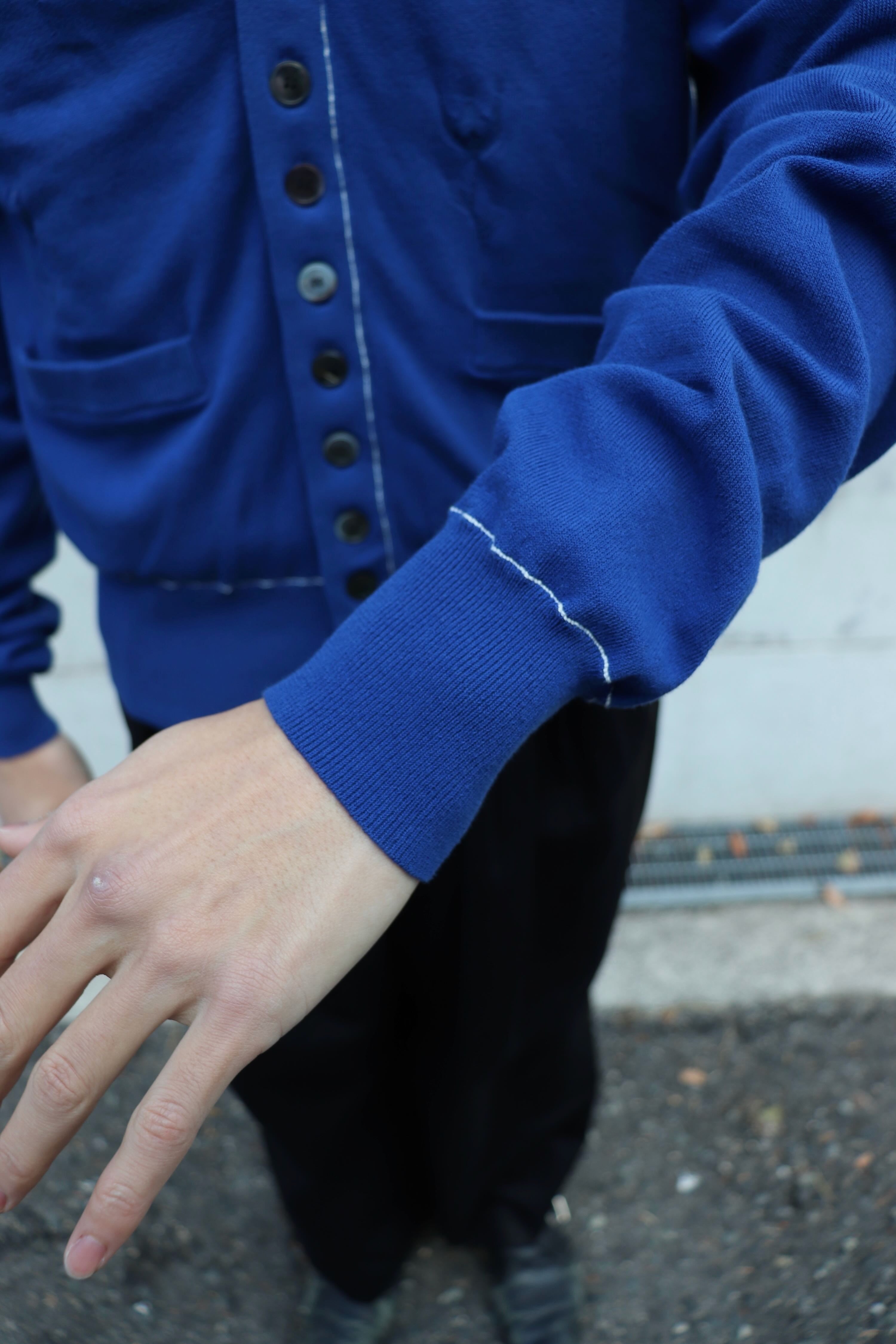 MASU(エムエーエスユー)のMB 10 BUTTONS CARDIGAN BLUEの通販｜PALETTE