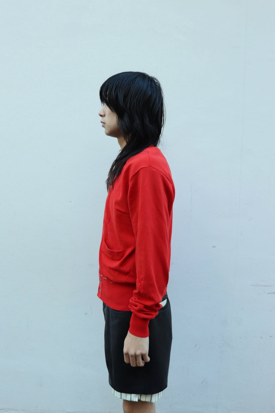 MASU(エムエーエスユー)のMB 10 BUTTONS CARDIGAN REDの通販｜PALETTE
