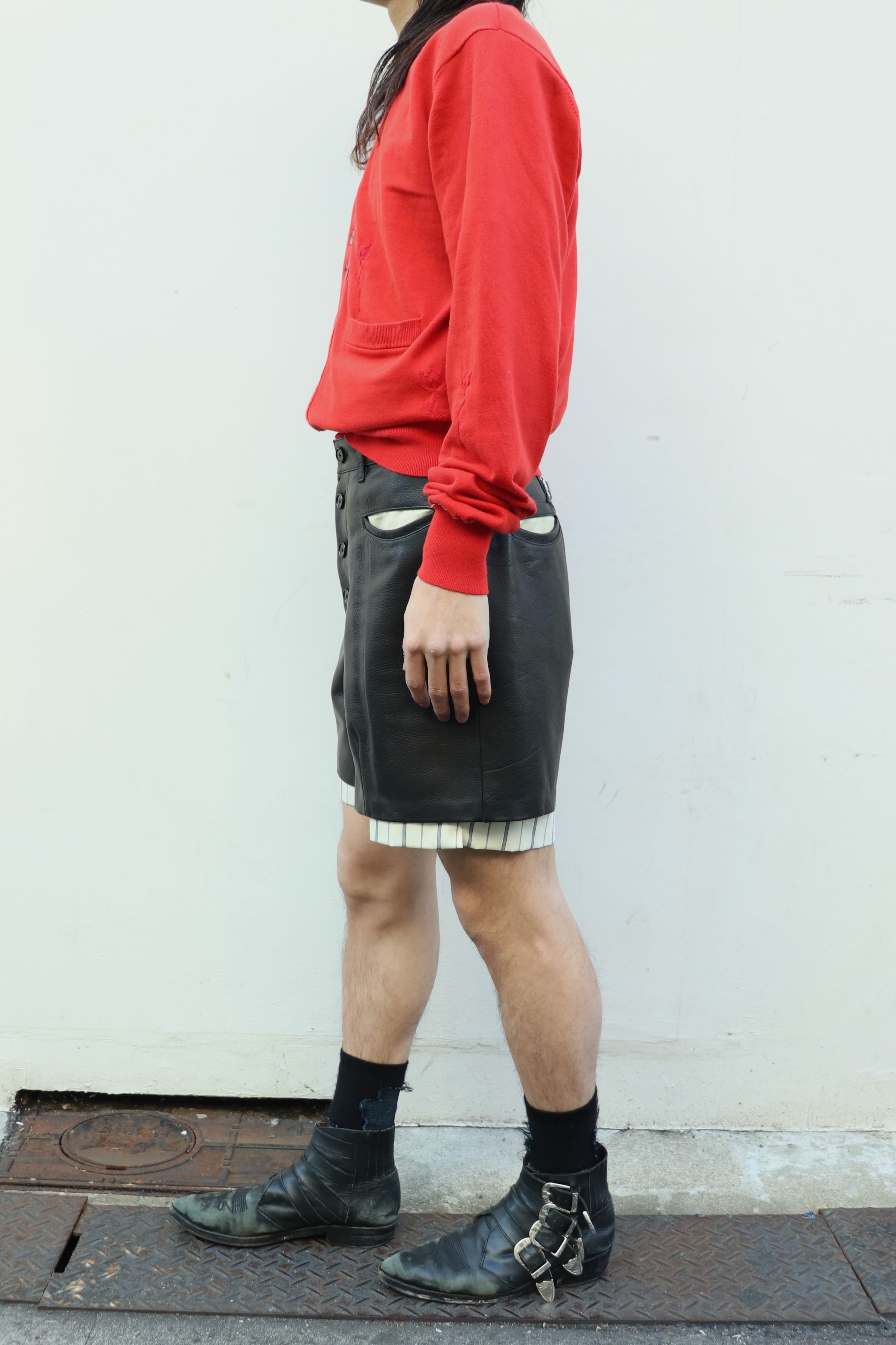 MASU(エムエーエスユー)のLEATHER SHORTSの通販｜PALETTE art aliveの