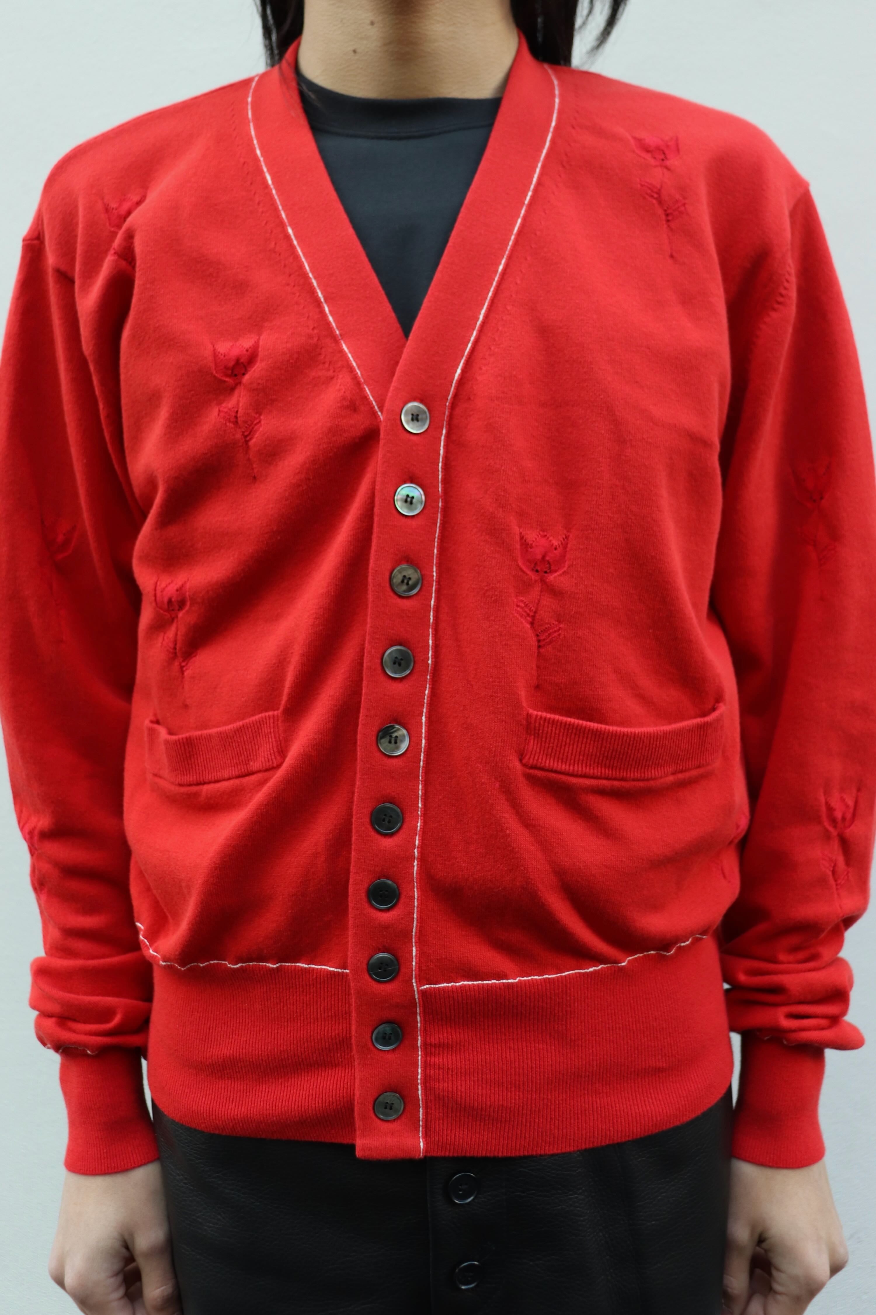 MASU(エムエーエスユー)のMB 10 BUTTONS CARDIGAN REDの通販｜PALETTE