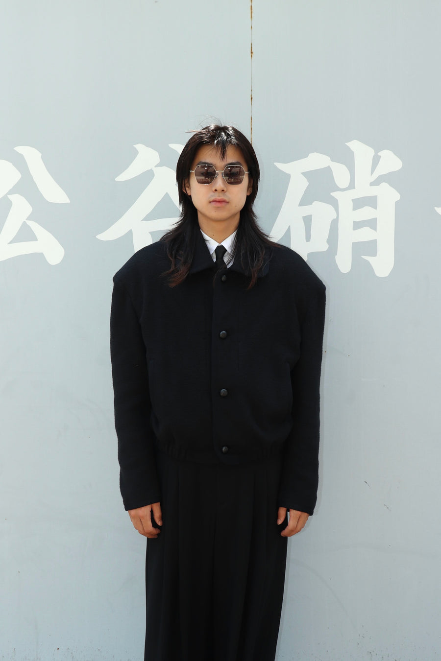 SOSHIOTSUKI  BIG SHOULDER FLEECE BLOUSON