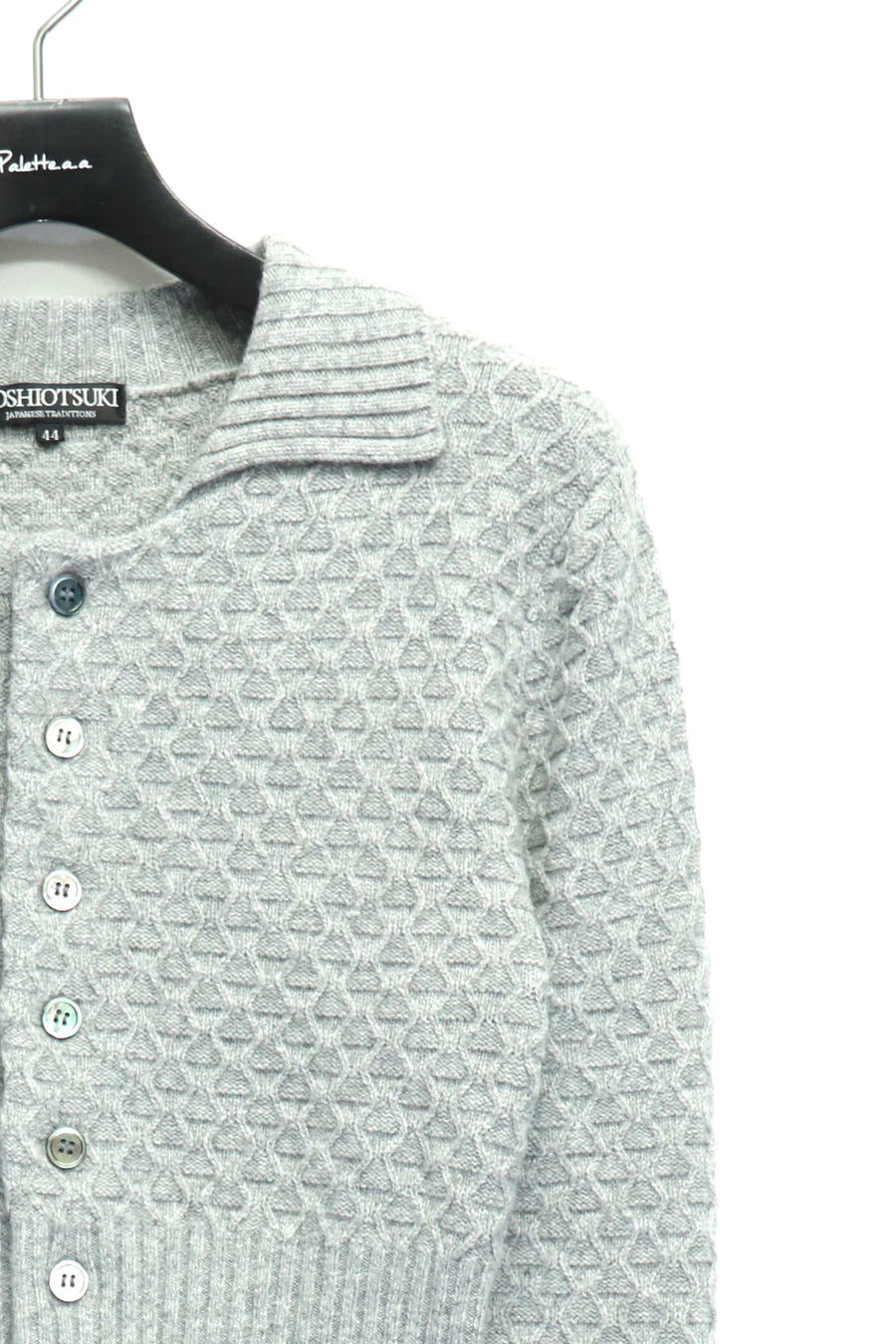 SOSHIOTSUKI(ソウシオオツキ)のSHORT KNIT CARDIGAN GRAYの通販