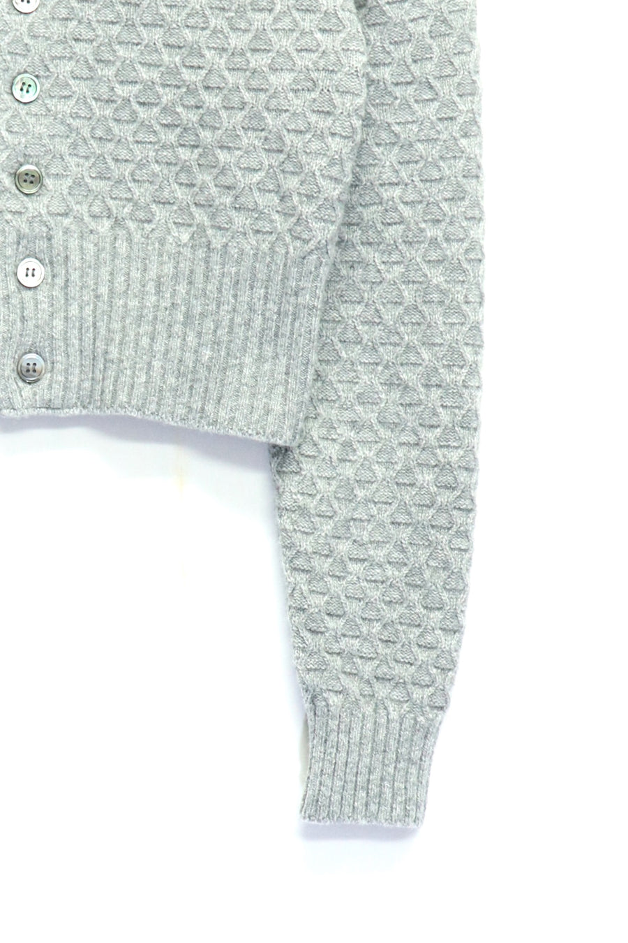 SOSHIOTSUKI(ソウシオオツキ)のSHORT KNIT CARDIGAN GRAYの通販