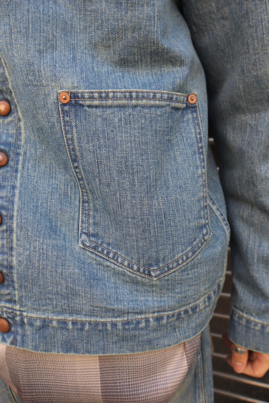 SUGARHILL(シュガーヒル)のFADED BUTTON DENIM JACKET FADED INDIGOの