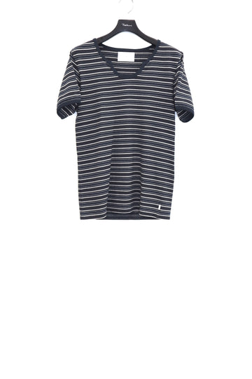 SUGARHILL  STRIPE TIGHT TEE(DARK NAVY)