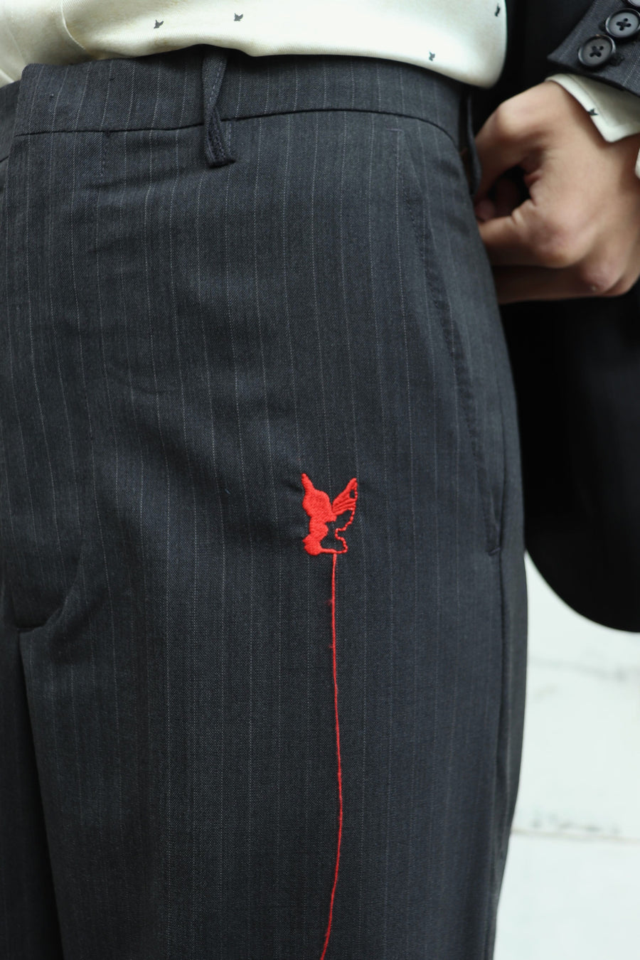 MASU(エムエーエスユー)のRED ANGEL WIDE TROUSERS BLACKの通販