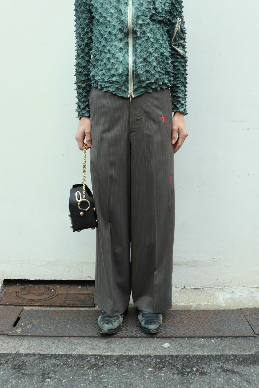 MASU(エムエーエスユー)のRED ANGEL WIDE TROUSERS STONE GRAYの通販