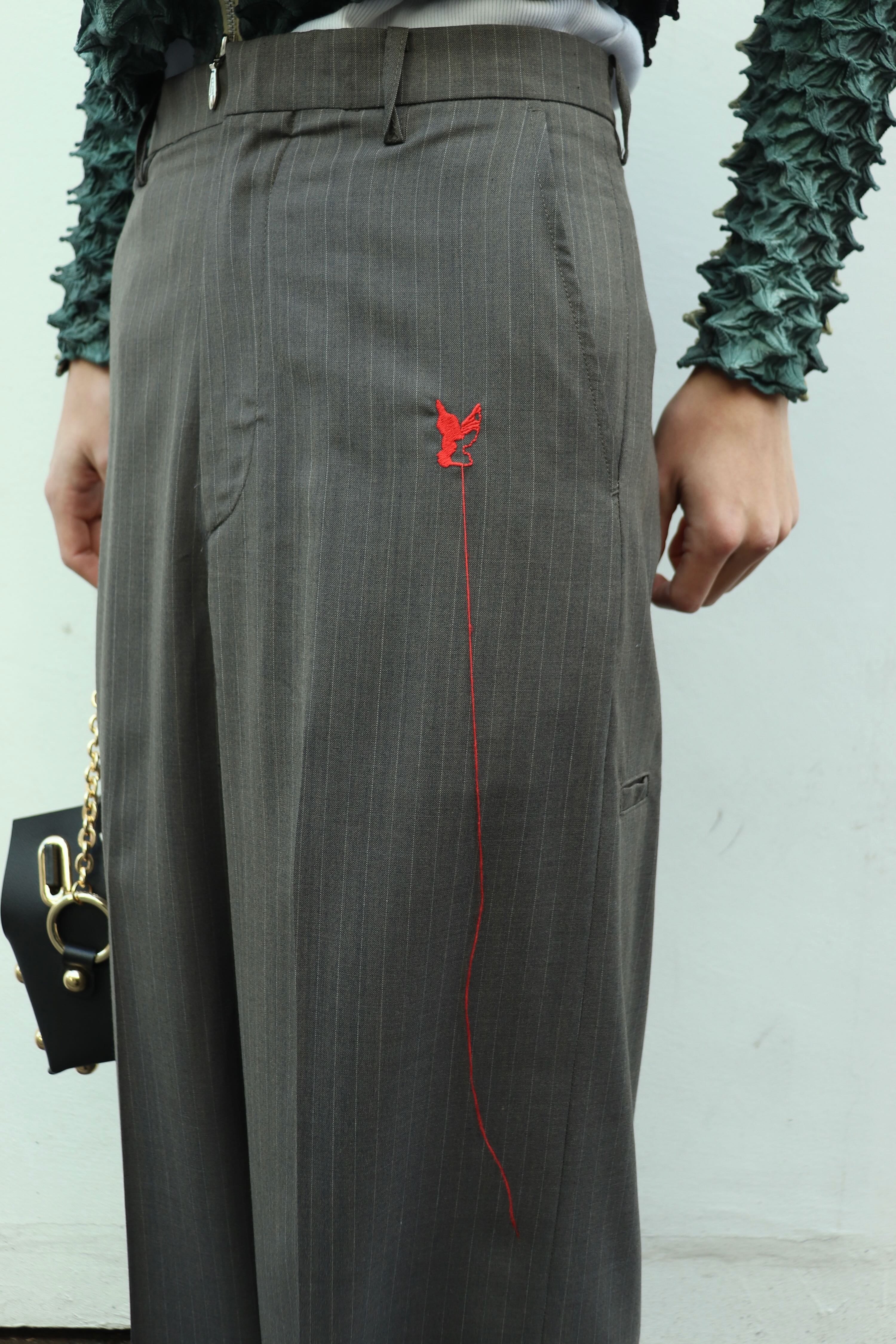 MASU(エムエーエスユー)のRED ANGEL WIDE TROUSERS STONE GRAYの通販