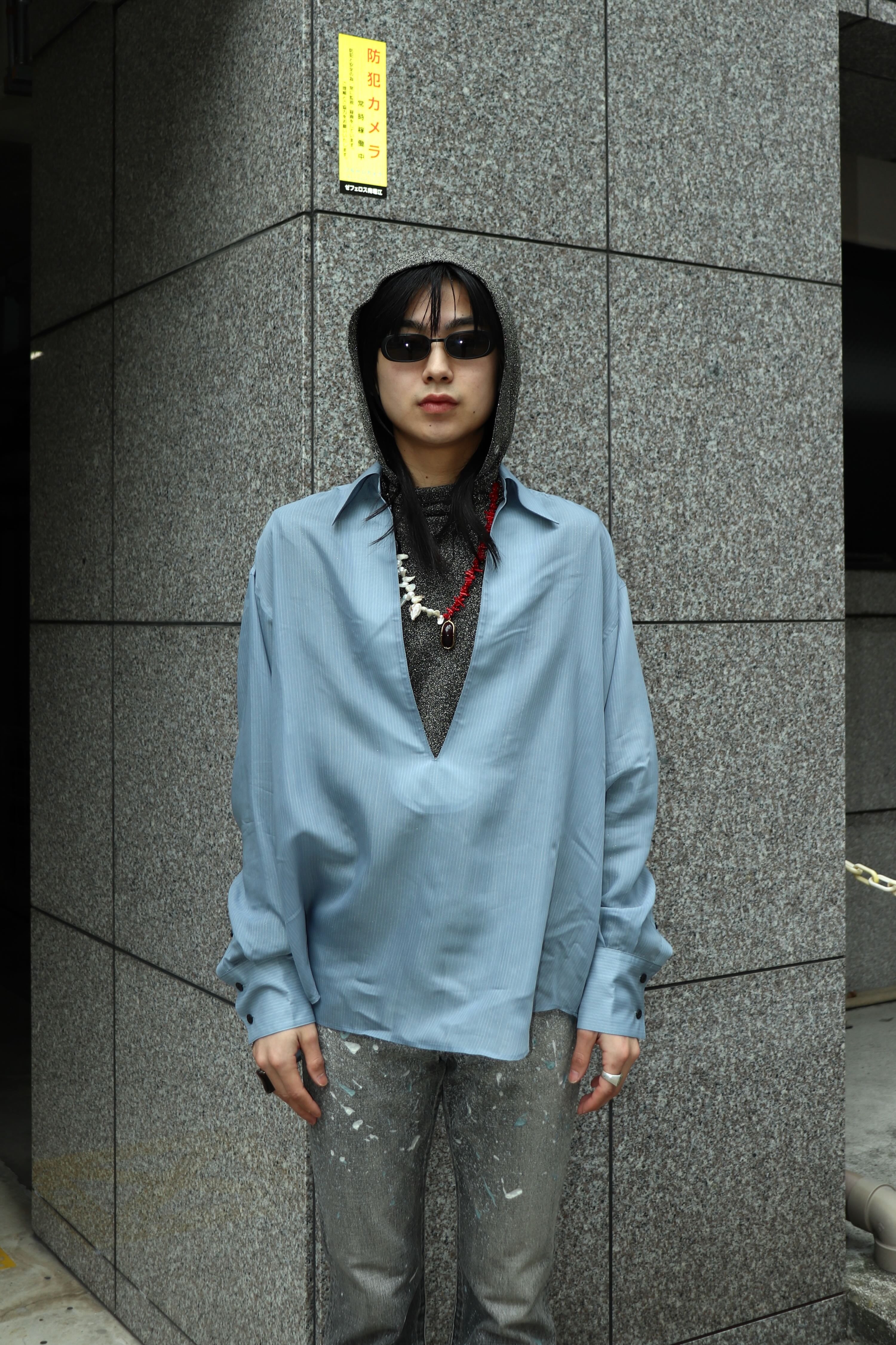 SUGARHILL(シュガーヒル)のSHEER SKIPPER SHIRT BLUE STRIPEの通販