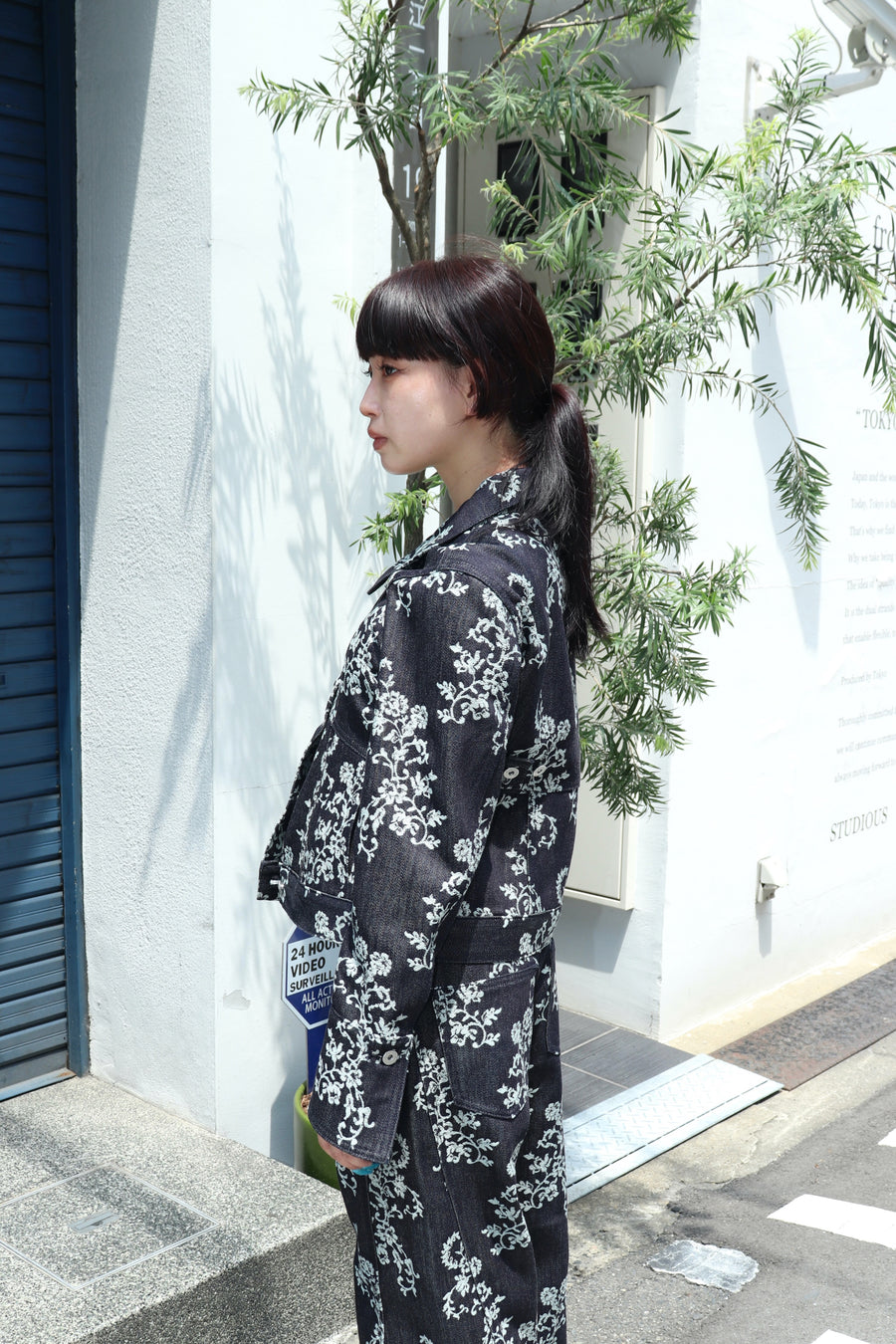 FETICO(フェティコ)のLACE-JACQUARD SKIPPER DENIM JACKETの通販
