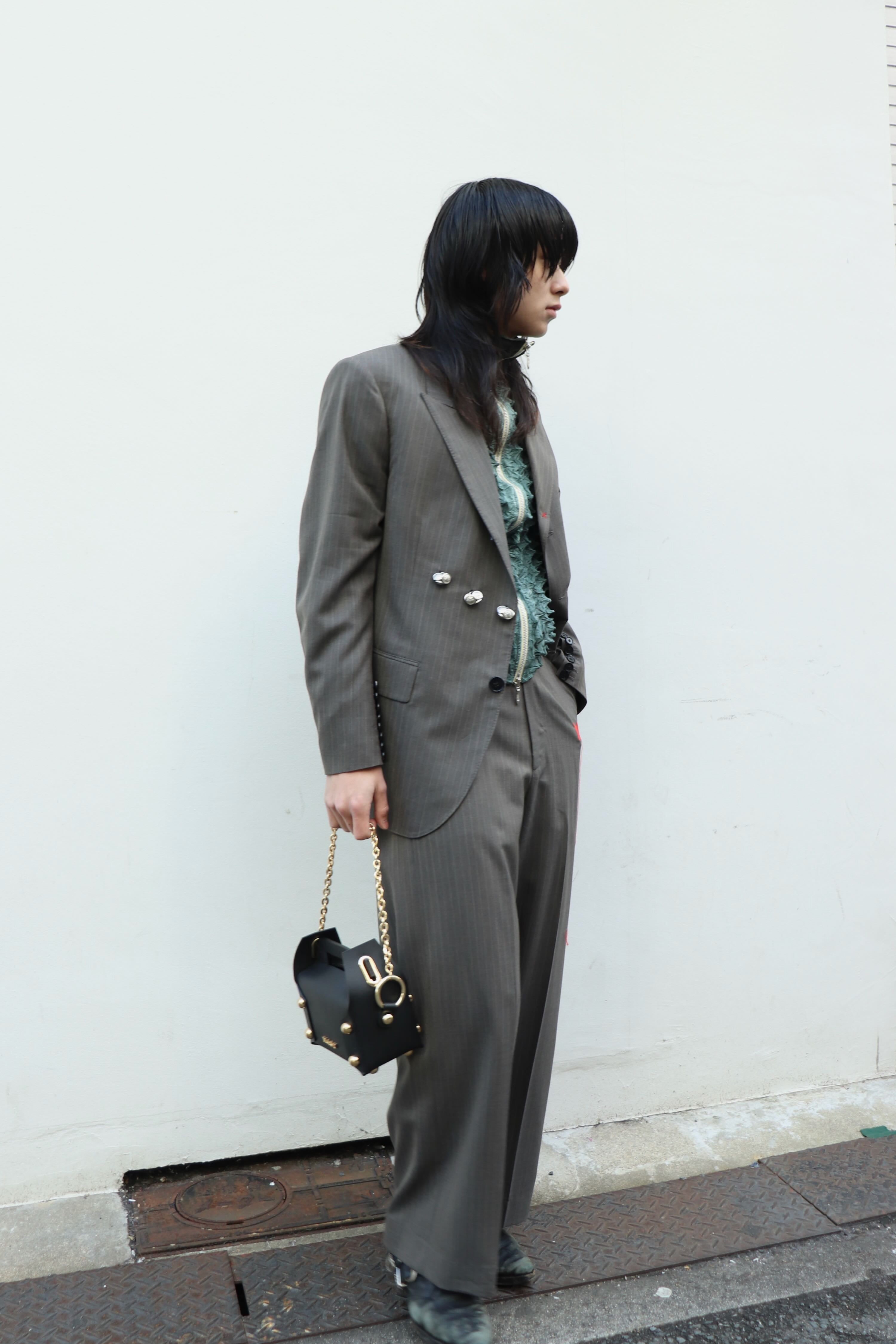 MASU(エムエーエスユー)のLEATHER CAKE BAG BLACK(バッグ)の通販 