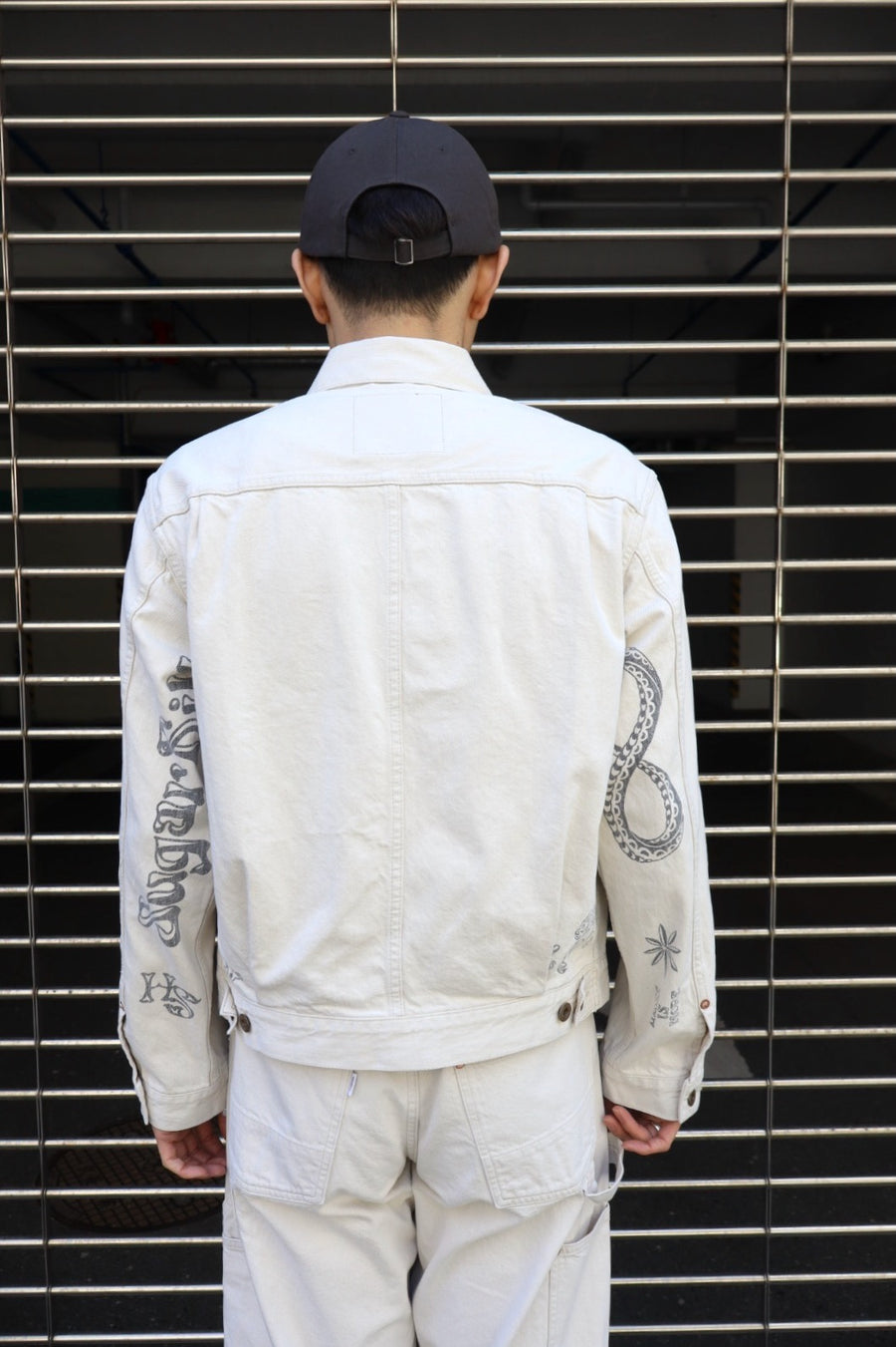 SUGARHILL(シュガーヒル)のTATTOO FLASH PRINT DENIM JACKET ECRUの