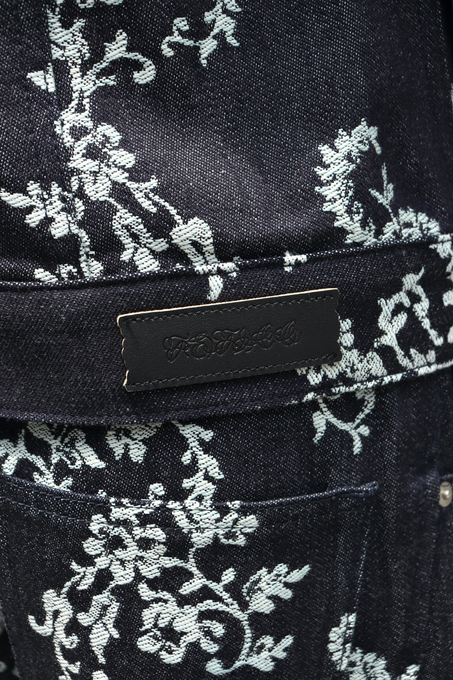 FETICO(フェティコ)のLACE-JACQUARD SKIPPER DENIM JACKETの通販