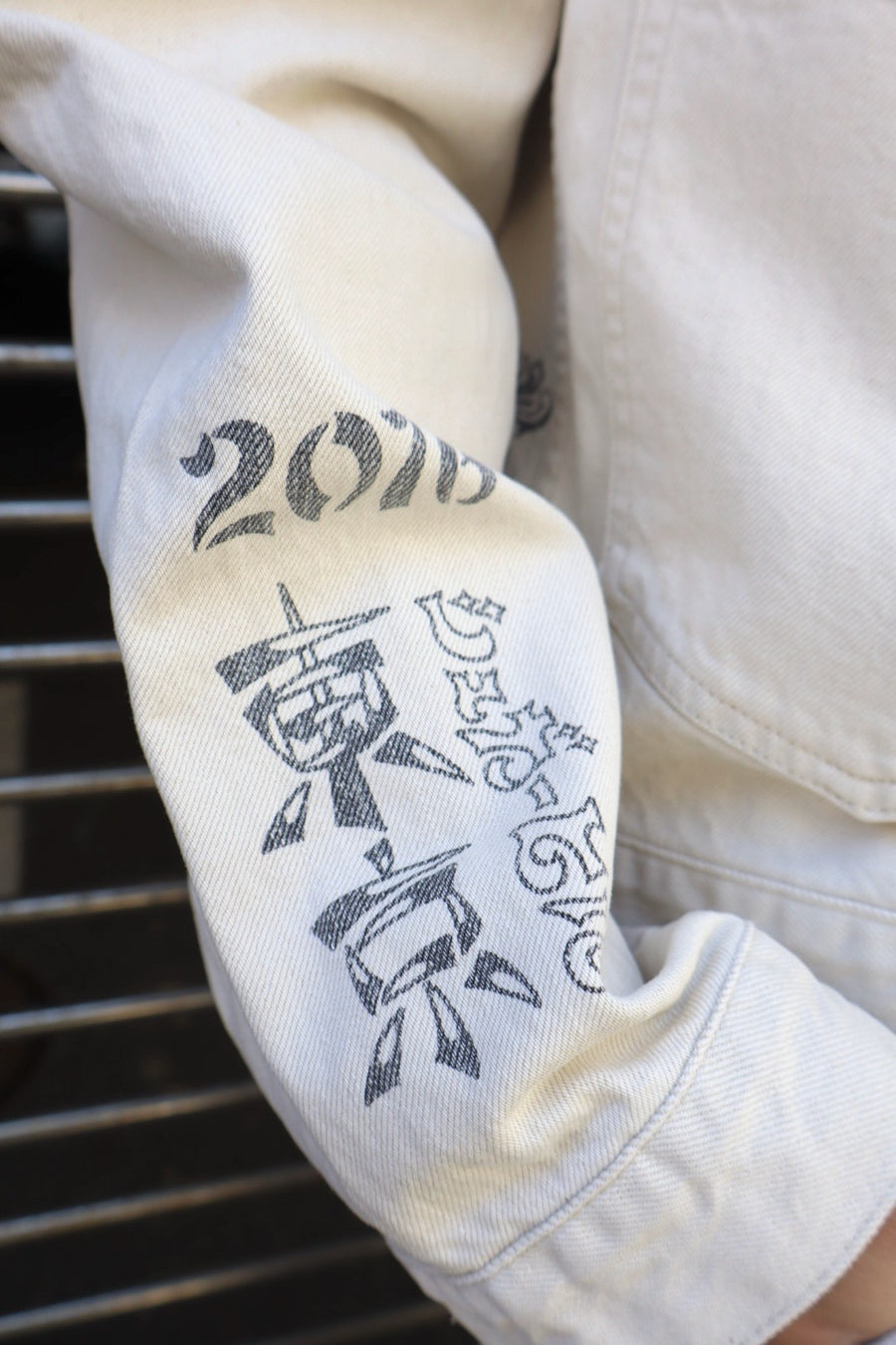 無*大様 SUGARHILL TATTOO FLASH PRINT ジャケット SUGARHILL(シュガーヒル)TATTOO FLASH PRINT DNEIM JACKET (26440413
