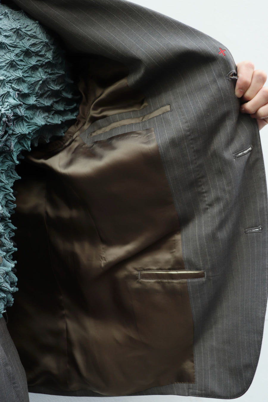MASU(エムエーエスユー)のRED BAR TACK TAILORED JACKET STONE GRAYの