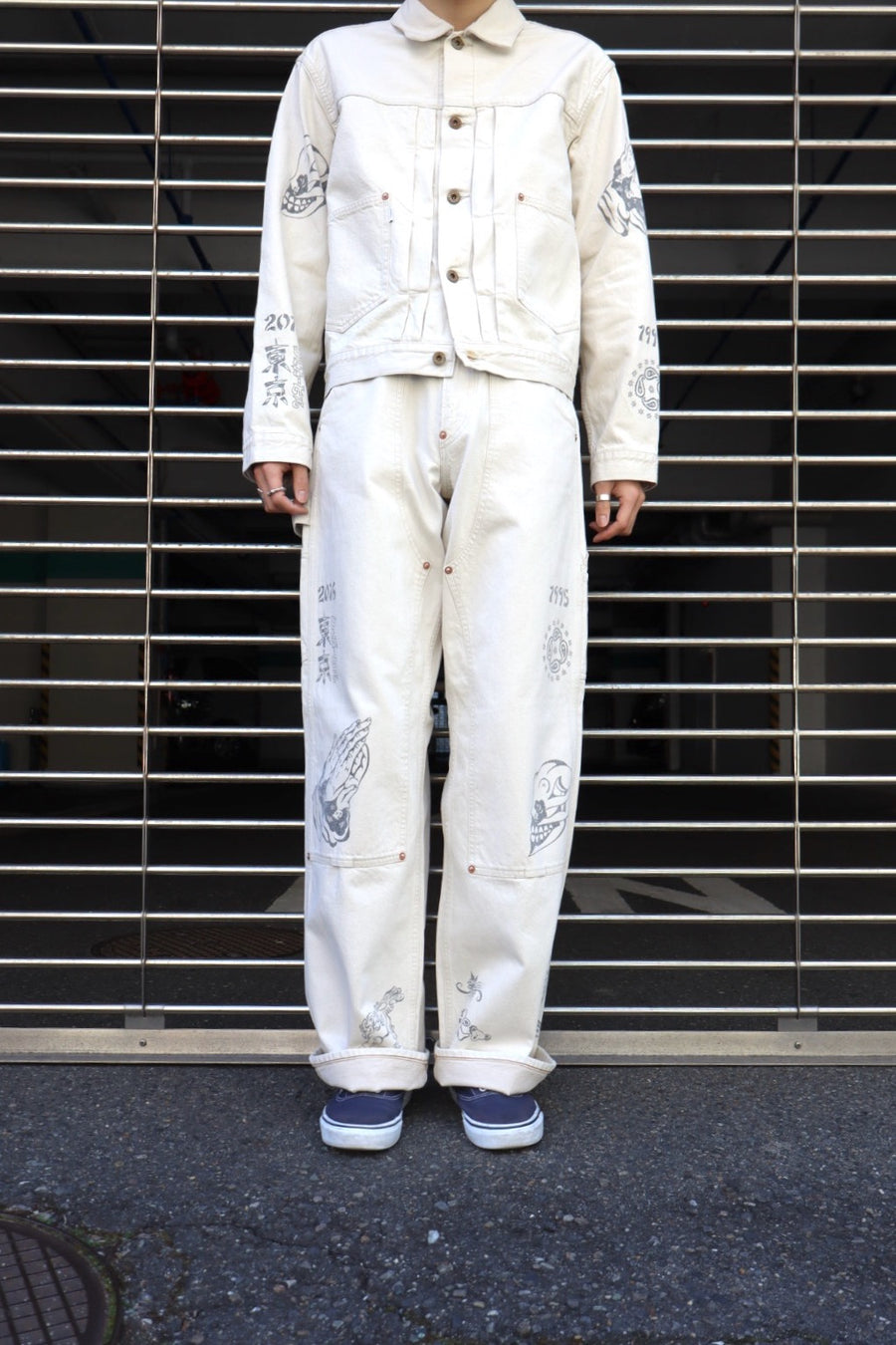 SUGARHILL(シュガーヒル)のTATTOO FLASH PRINT MODERN DENIM PAINTER