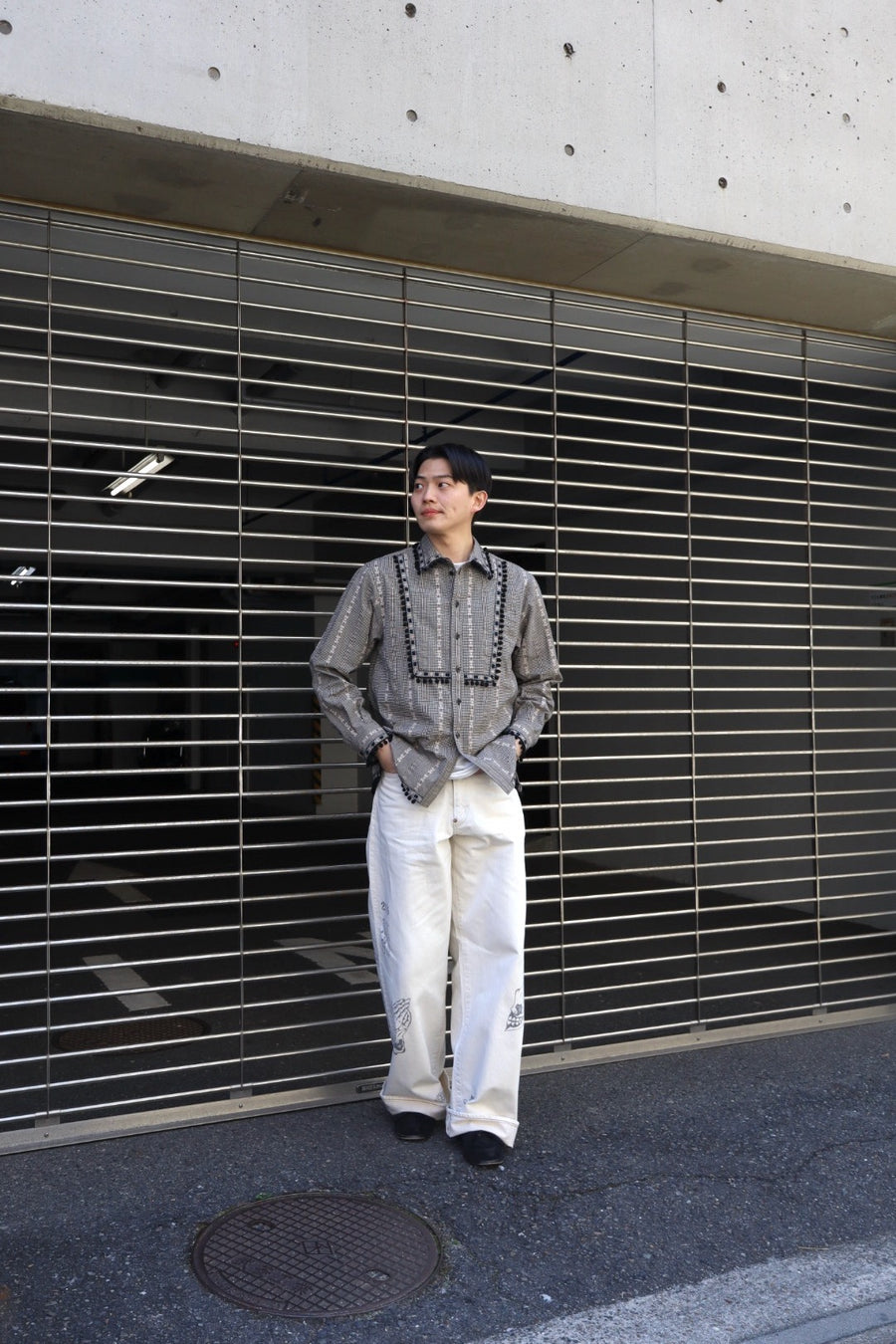 SUGARHILL(シュガーヒル)のTATTOO FLASH PRINT MODERN DENIM WIDE CUT