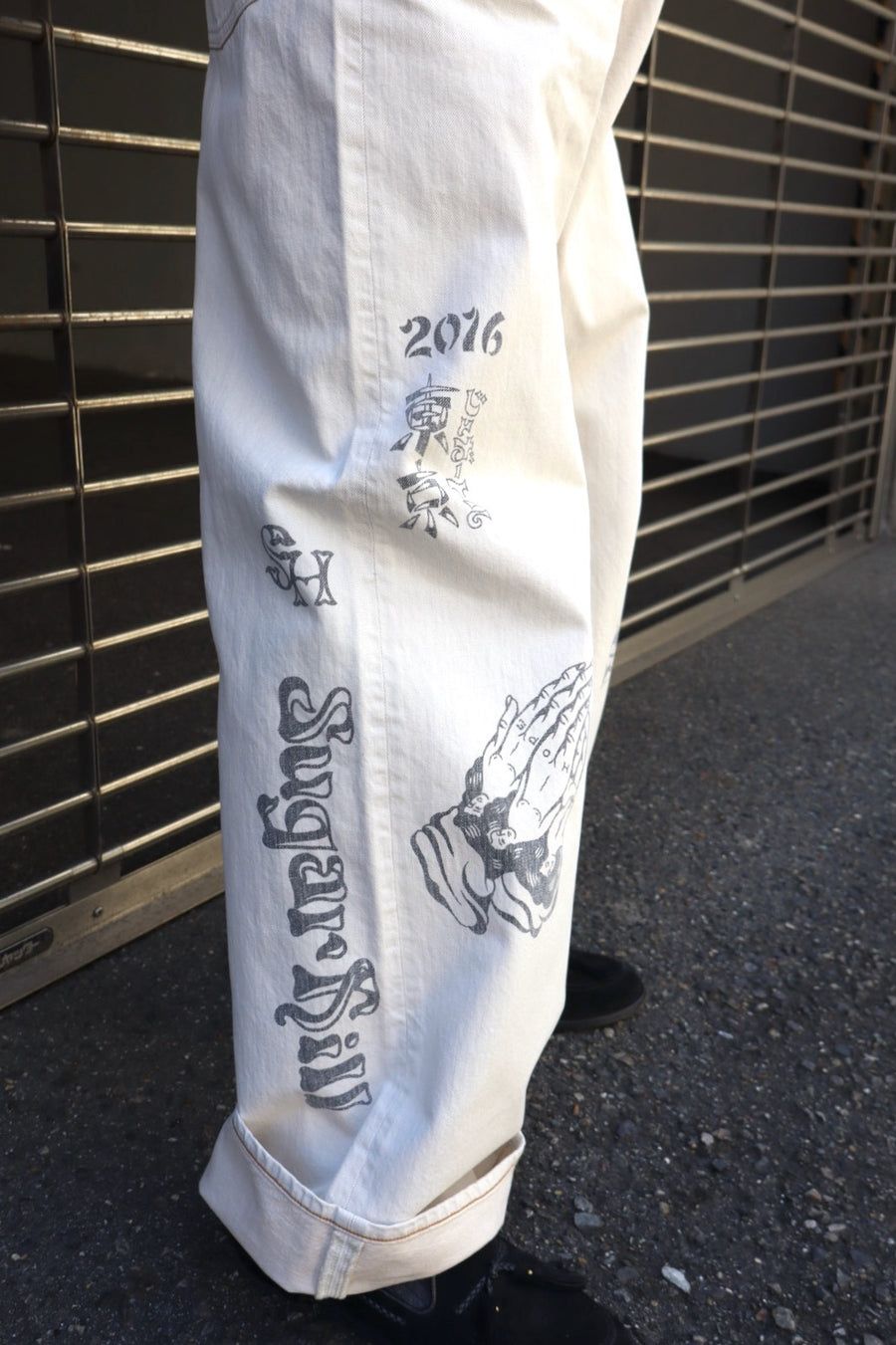SUGARHILL(シュガーヒル)のTATTOO FLASH PRINT MODERN DENIM WIDE CUT
