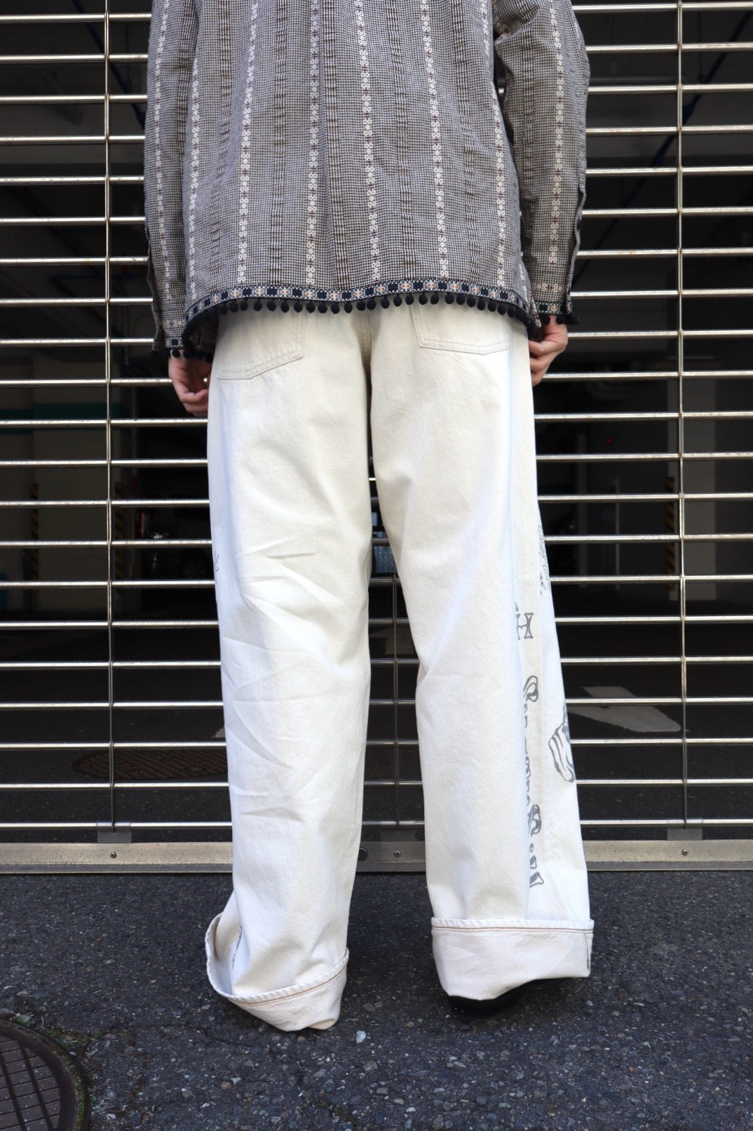 SUGARHILL(シュガーヒル)のTATTOO FLASH PRINT MODERN DENIM WIDE CUT