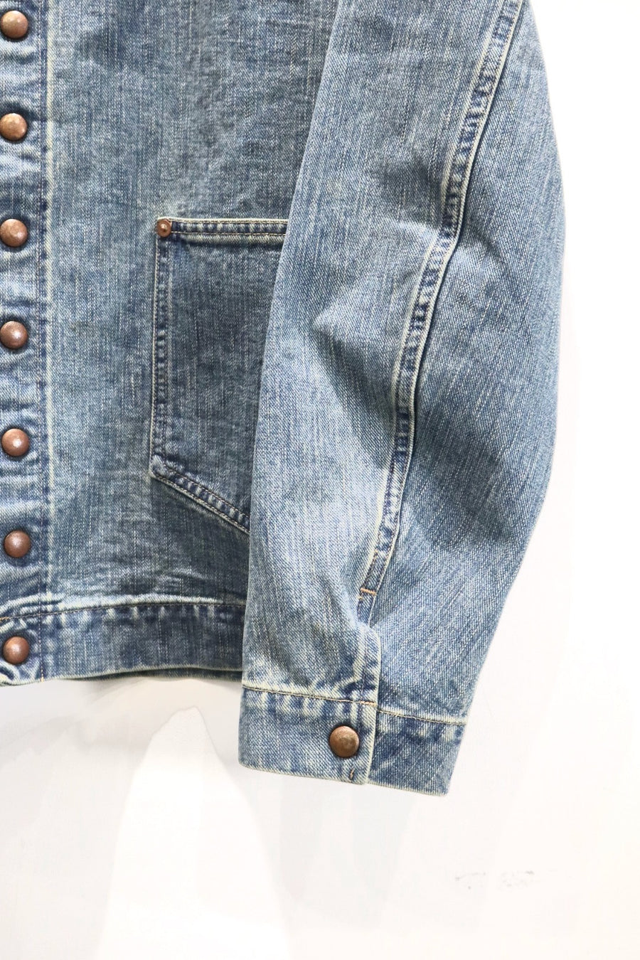 よ*。様 SUGARHILL ライトブルー デニムジャケット SUGARHILL(シュガーヒル)のFADED BUTTON DENIM JACKET FADED INDIGOの