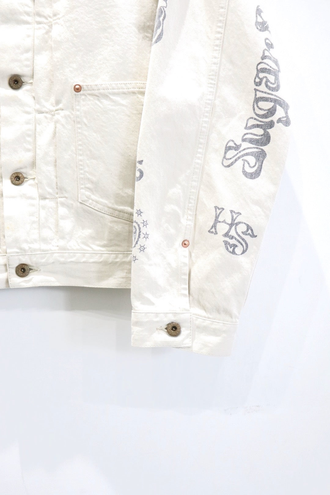 SUGARHILL(シュガーヒル)のTATTOO FLASH PRINT DENIM JACKET ECRUの