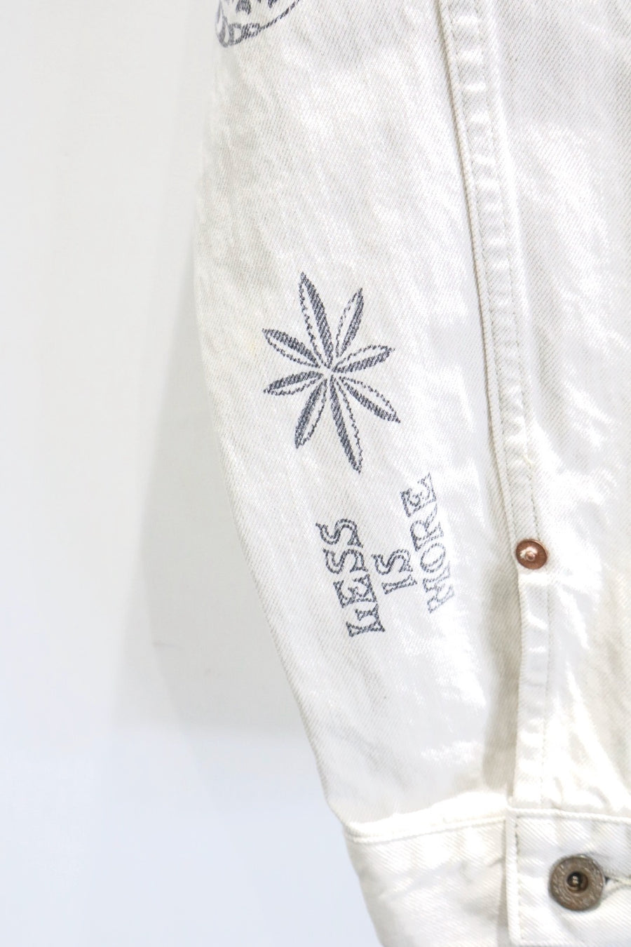 SUGARHILL(シュガーヒル)のTATTOO FLASH PRINT DENIM JACKET ECRUの