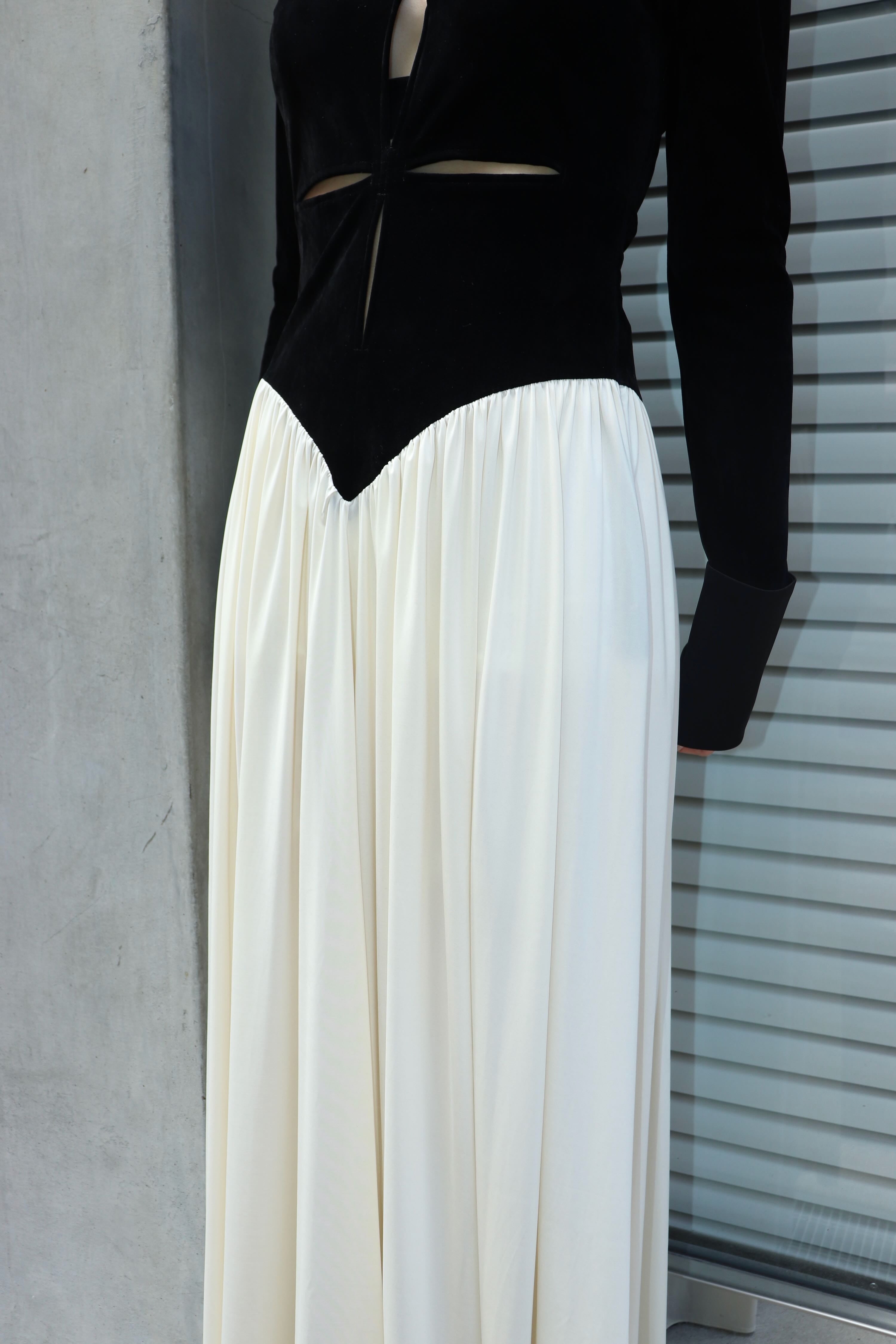 FETICO(フェティコ)のVELVET JERSEY SLIT DRESS(ドレス)の通販