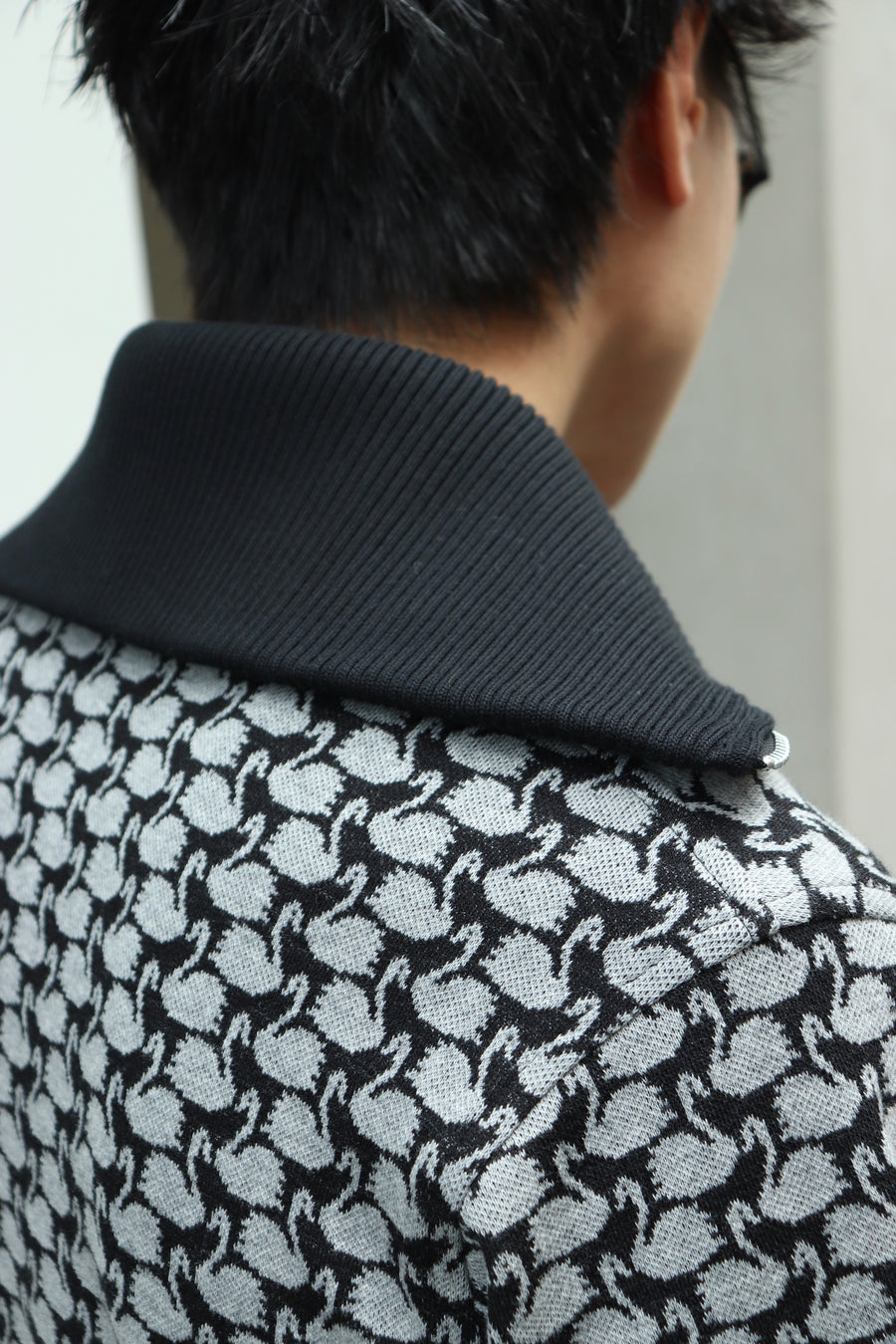 MASU  SWAN MONOGRAM TRACK JACKET