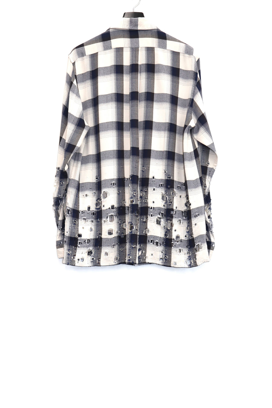 SUGARHILL  OMBRE DESTROYED SHIRT