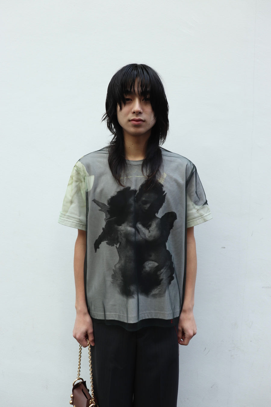 MASU(エムエーエスユー)のBLURRED ANGEL T-SHIRT WHITEの通販｜PALETTE