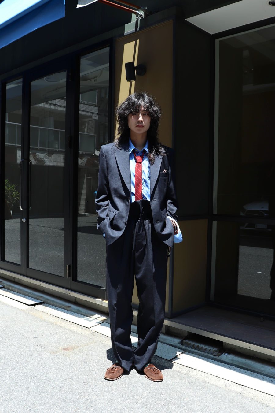 TOGA(トーガ)のTWILL JACKET NAVYの通販｜PALETTE art aliveの