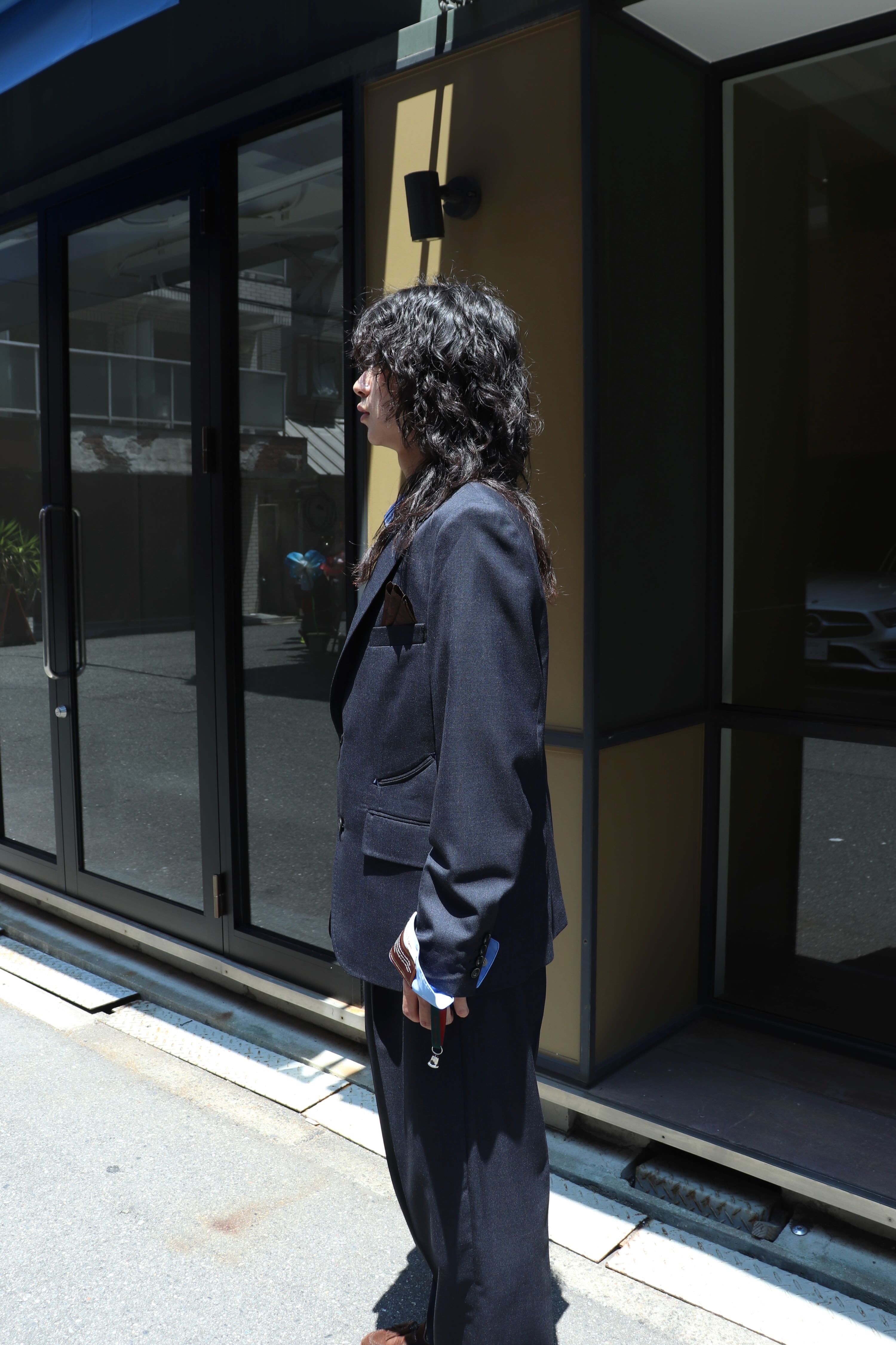 □ 49103★年 TOGAARCHIVES トーガアーカイブス ジャケット TOGA(トーガ)のTWILL JACKET NAVYの通販｜PALETTE art aliveの