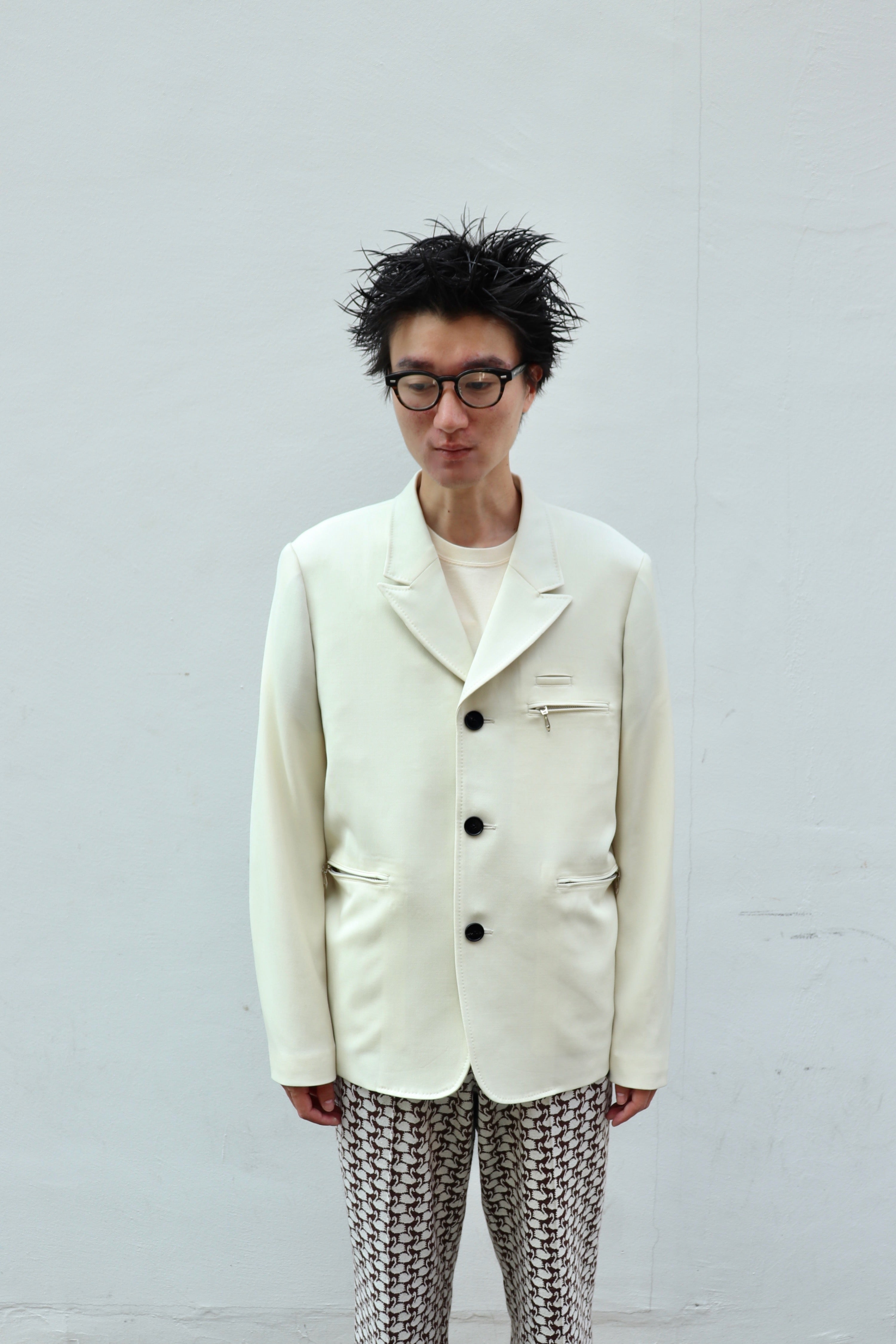 MASU(エムエーエスユー)のORIGIN TAILORED JACKET WHITEの通販