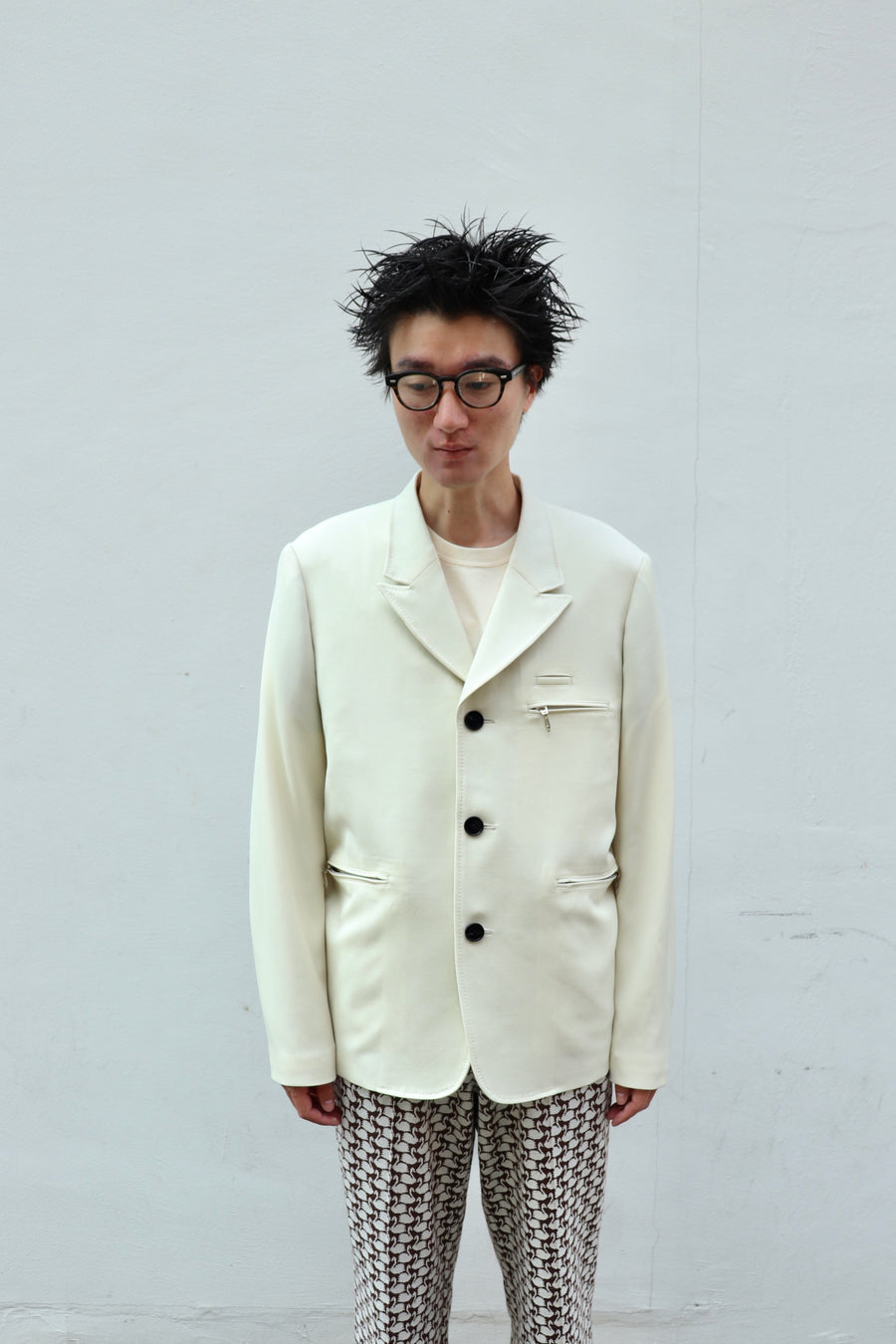MASU  ORIGIN TAILORED JACKET(WHITE)