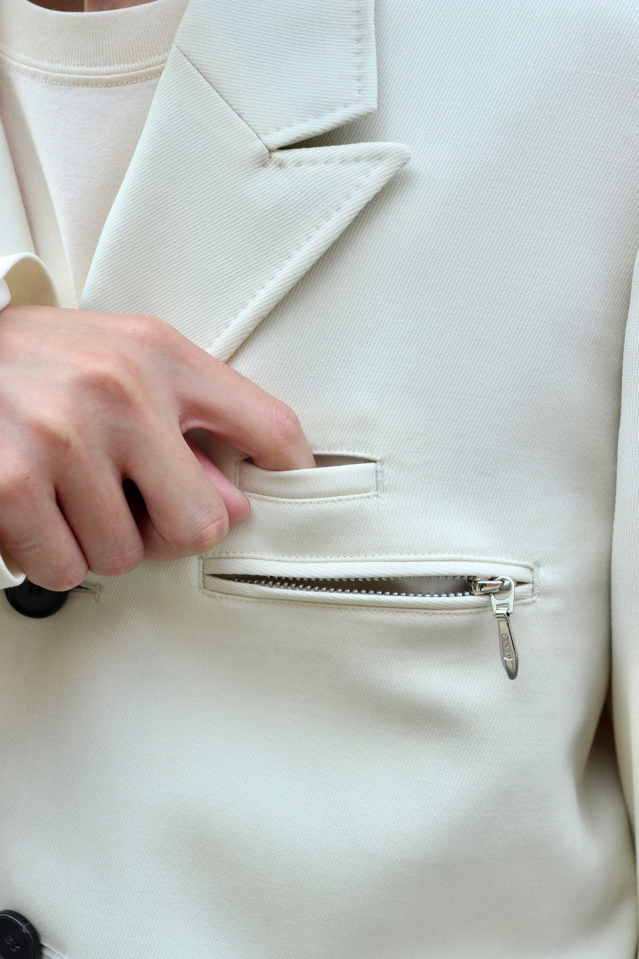 MASU  ORIGIN TAILORED JACKET(WHITE)