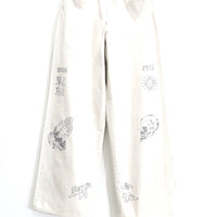 SUGARHILL(シュガーヒル)のTATTOO FLASH PRINT MODERN DENIM WIDE CUT