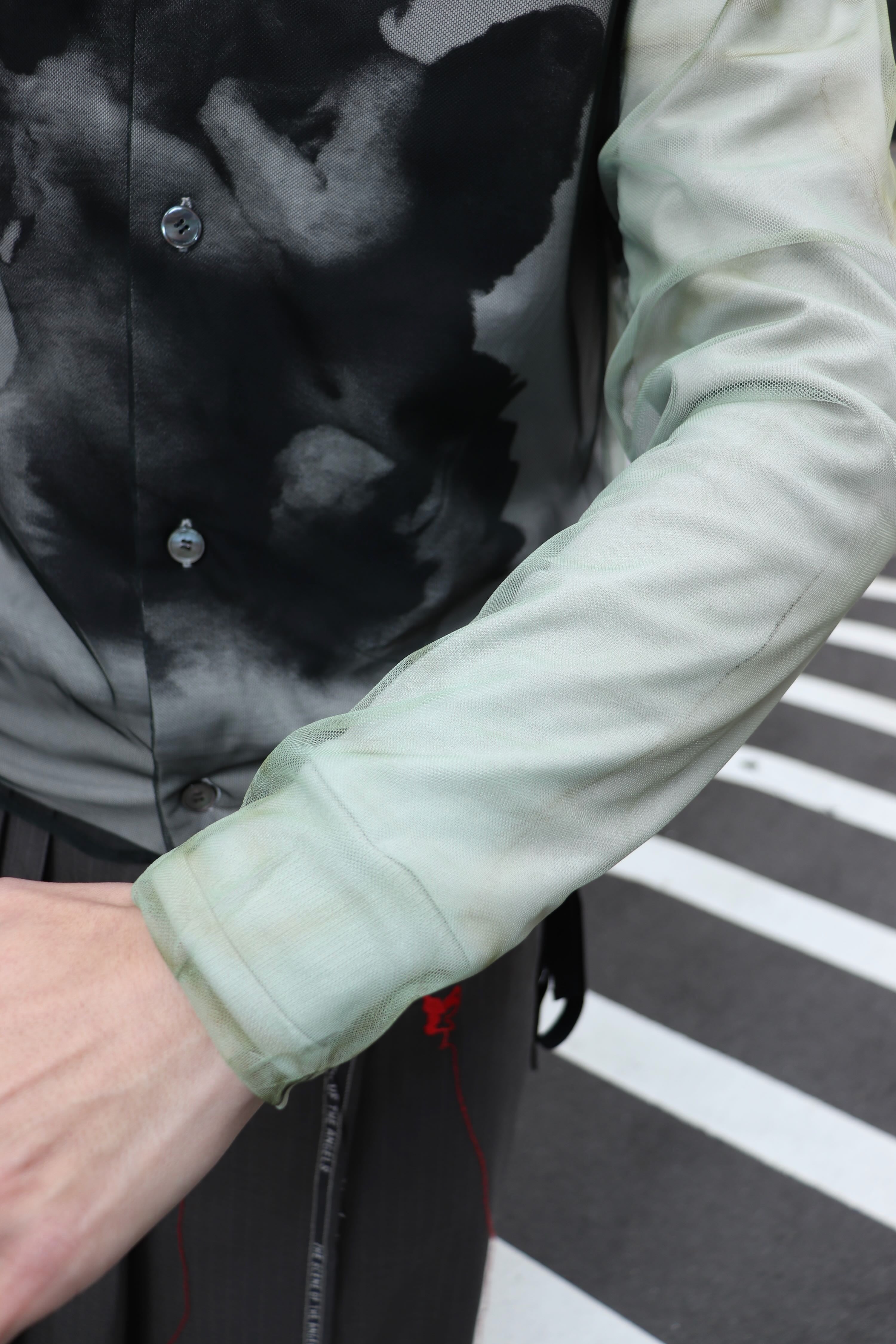 MASU(エムエーエスユー)のBLURRED ANGEL CARDIGAN WHITEの通販