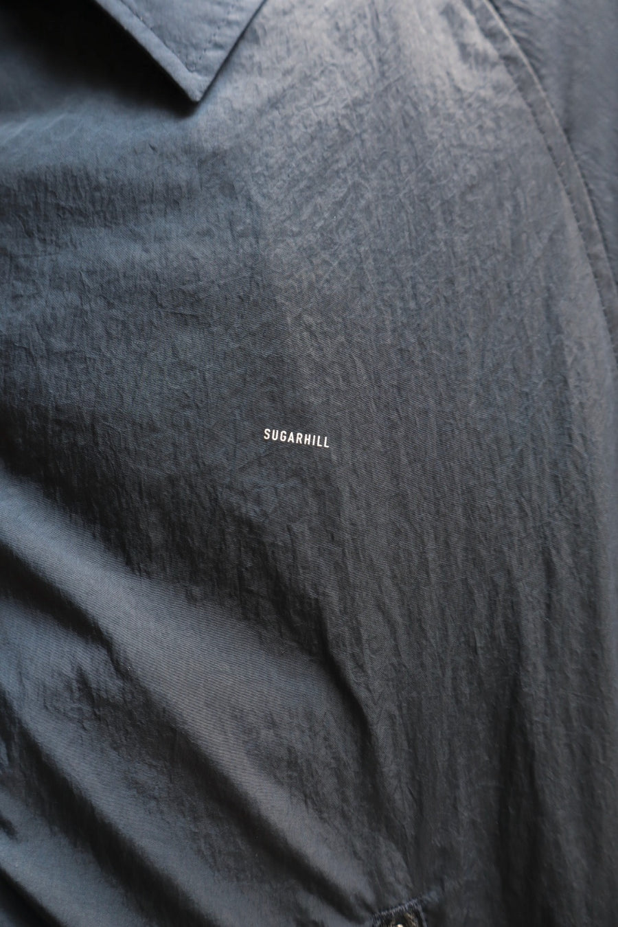 SUGARHILL  NYLON ZIP SWINGTOP(NAVY)