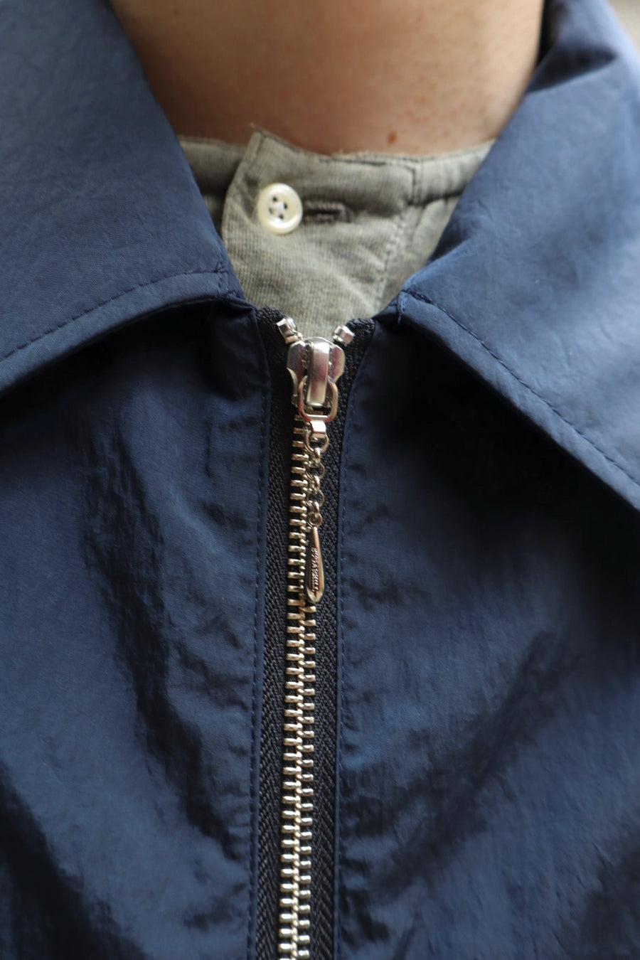 SUGARHILL  NYLON ZIP SWINGTOP(NAVY)