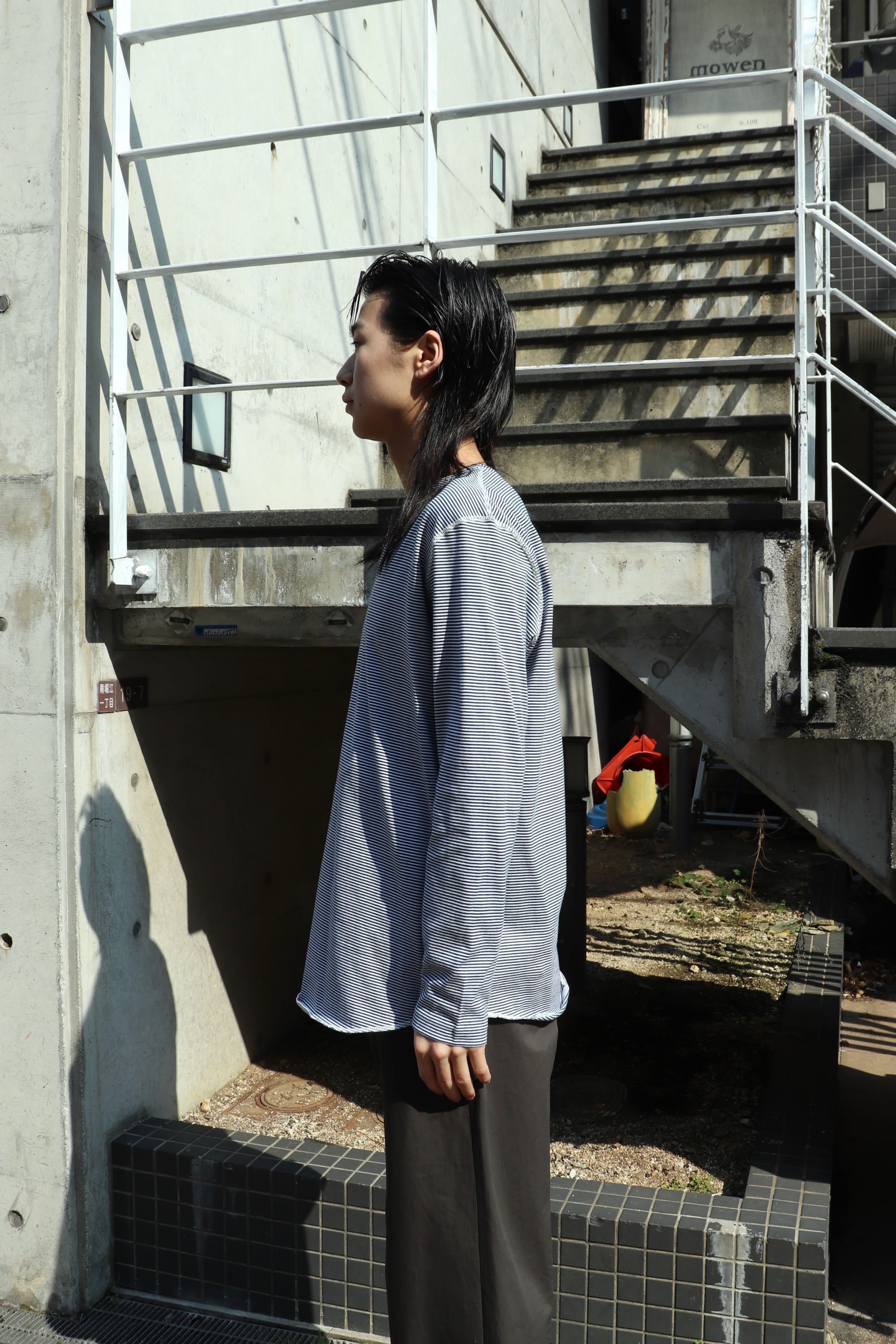 Taiga Igari(タイガ イガリ)のBorder L/S T-shirt NAVYの通販｜PALETTE