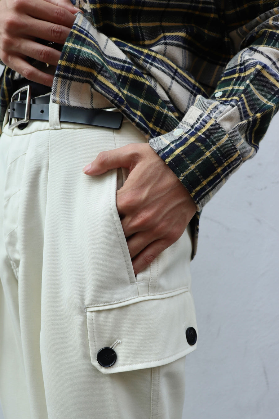 MASU  SWEET CARGO PANTS(WHITE)