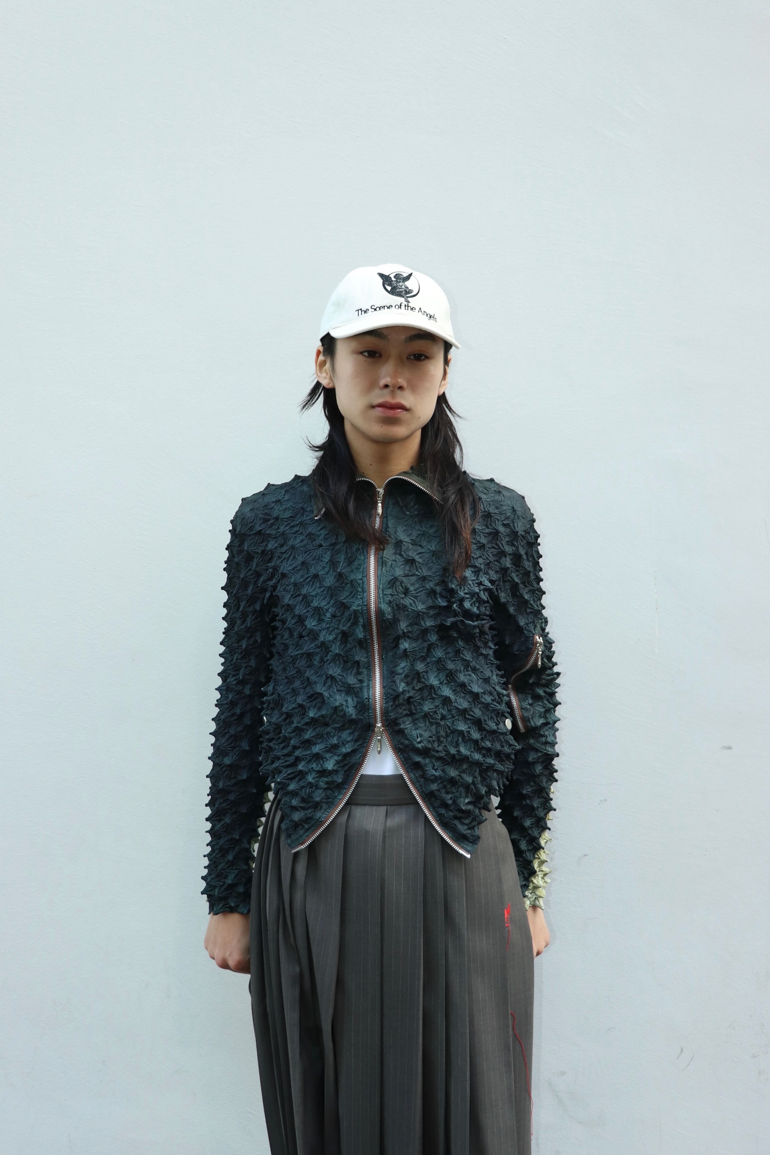 MASU(エムエーエスユー)のSPIKY FLIGHT JACKET SMOKE BLACKの通販