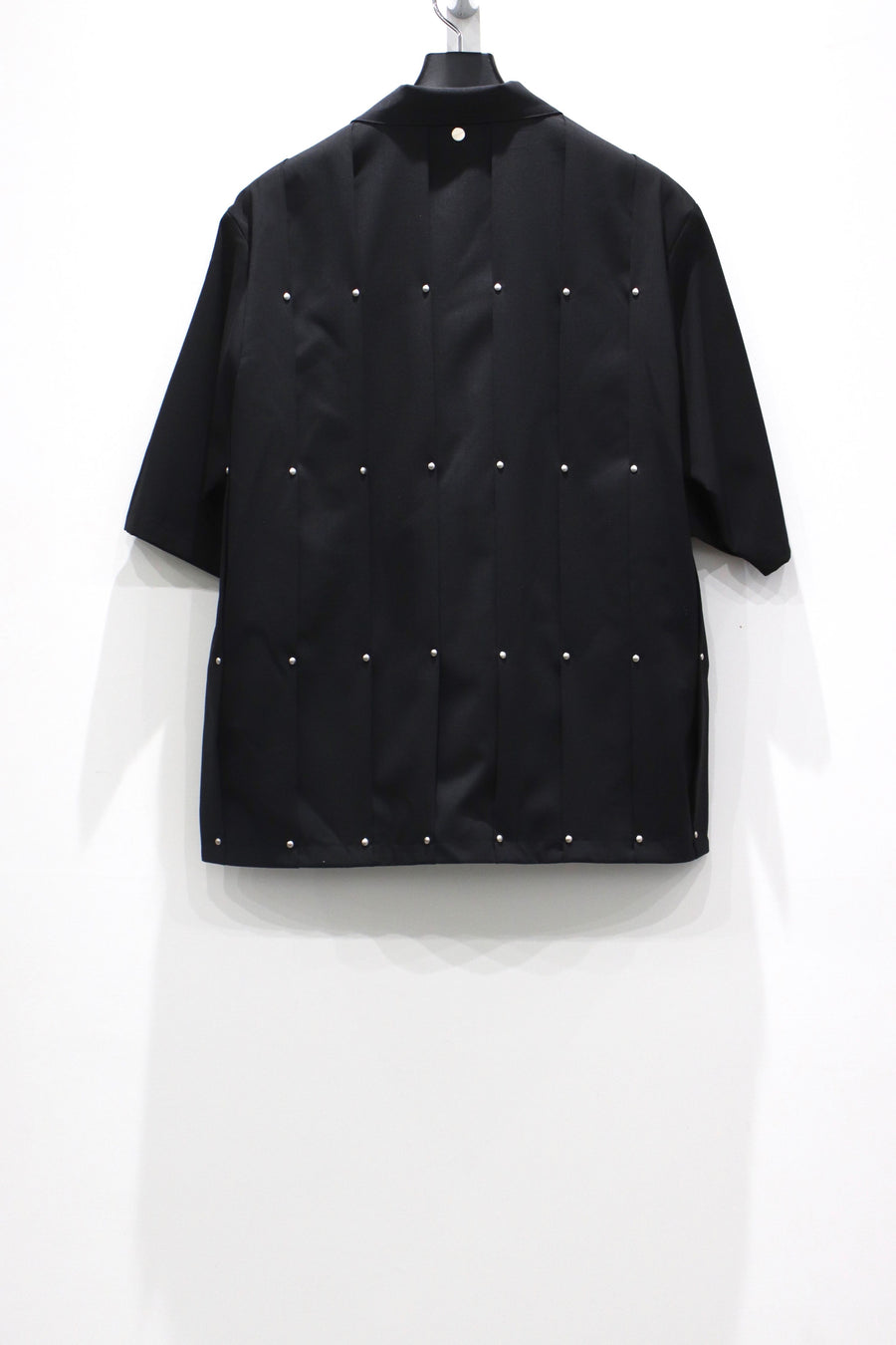 NULABEL  TACK SHIRT SS(BLACK)